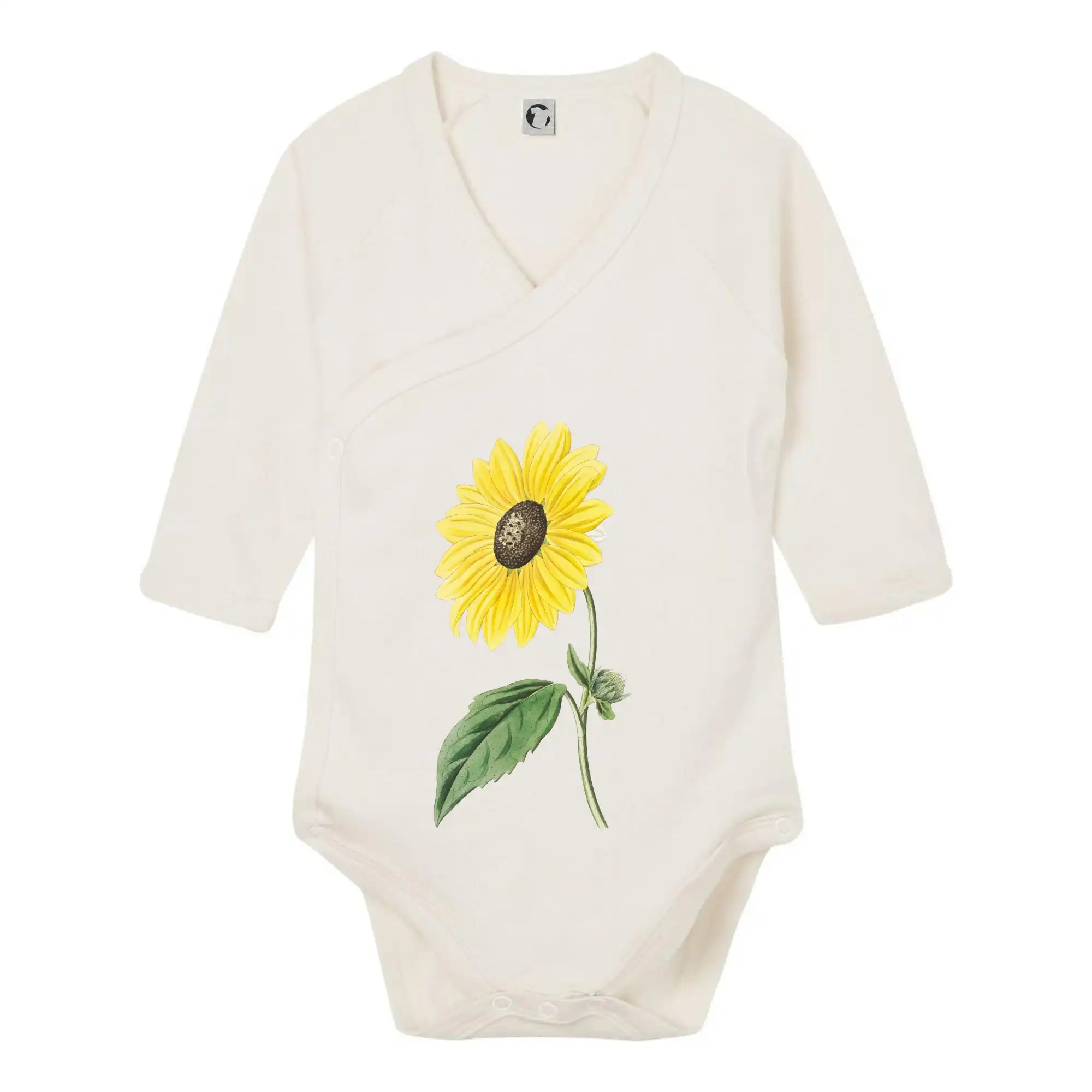 Slunečnice otočená