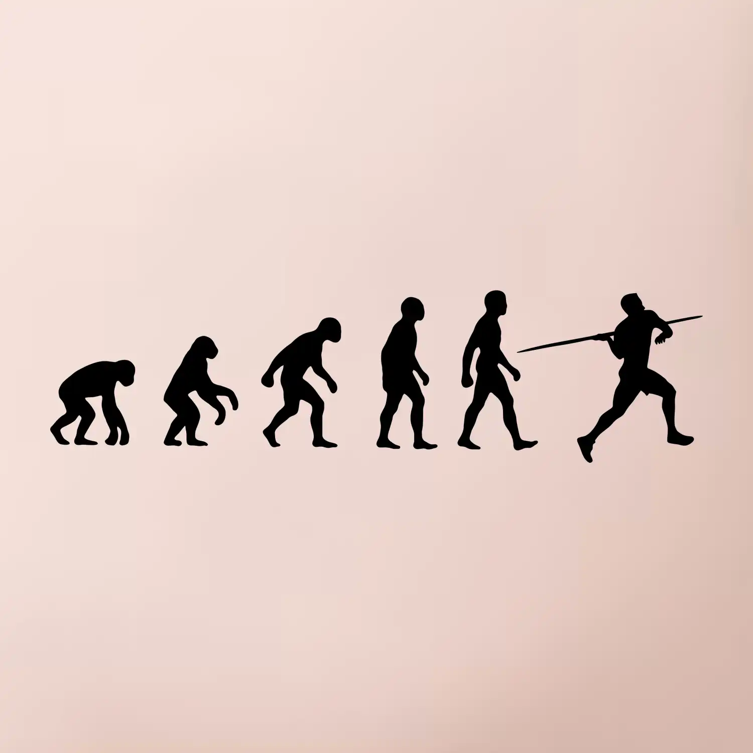 Evoluce hod oštěpem