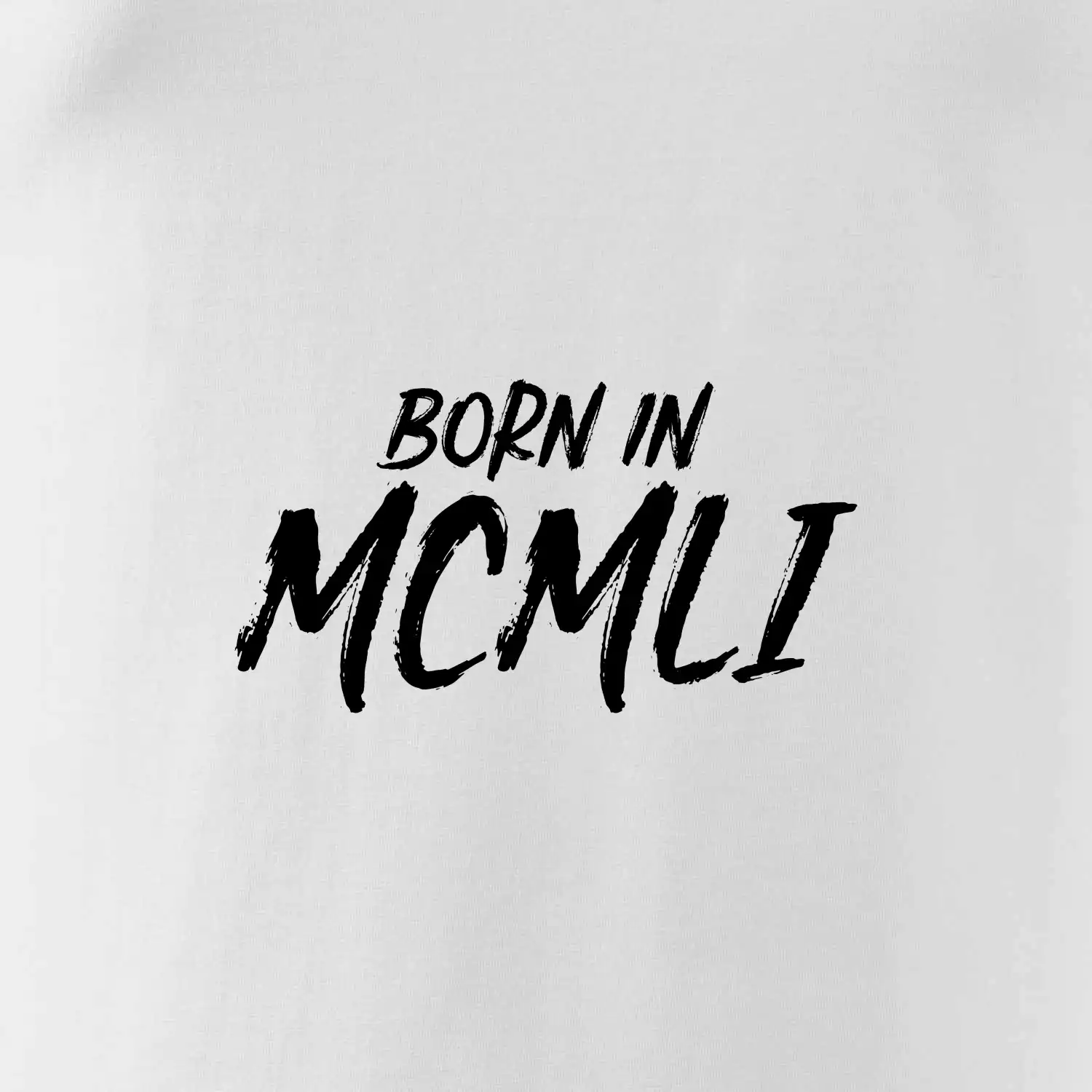 Born in - Římské číslo 1951