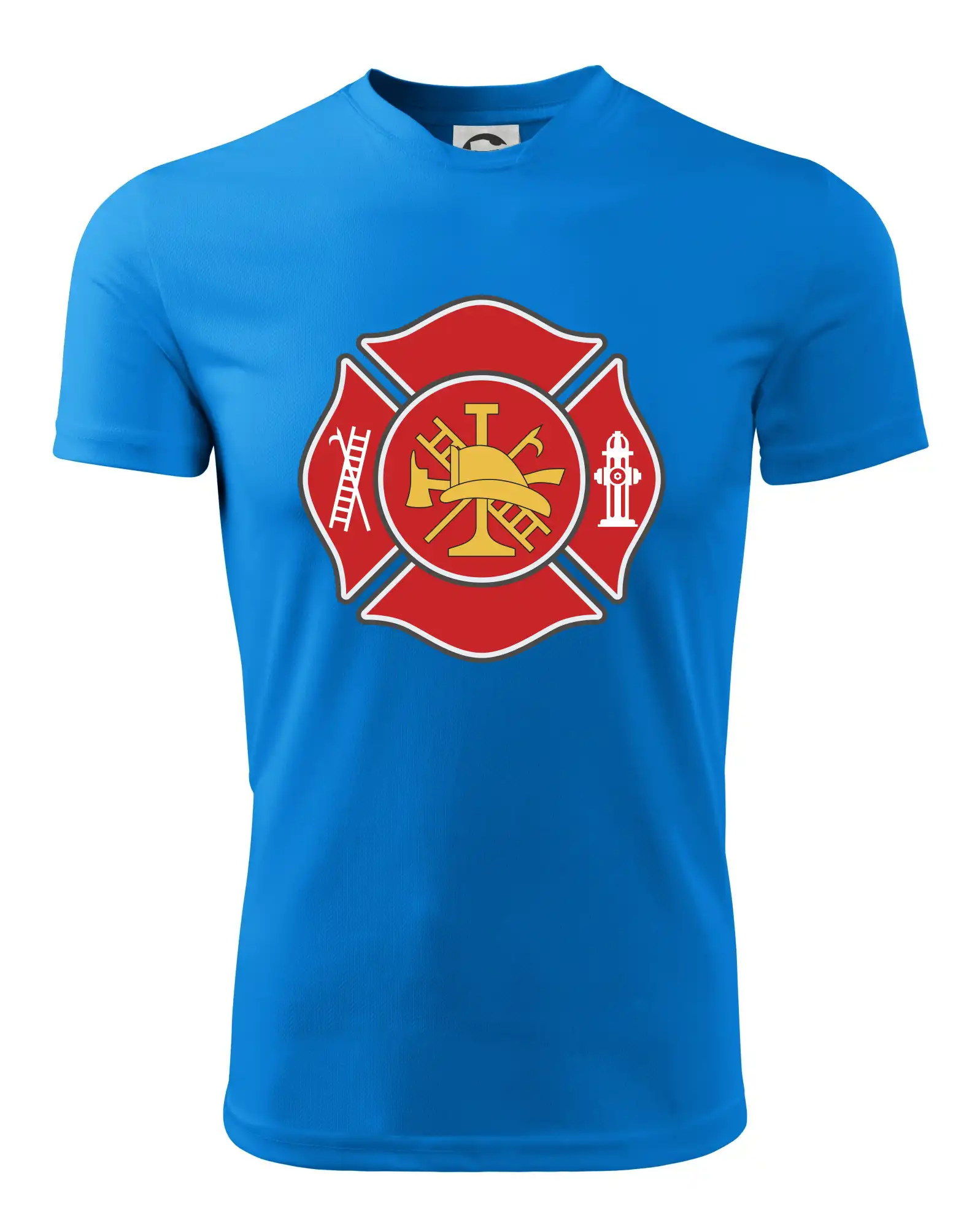 Fire department logo červené