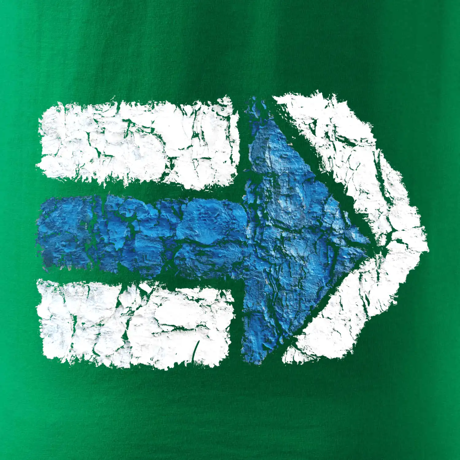 Párová turistická značka modrá