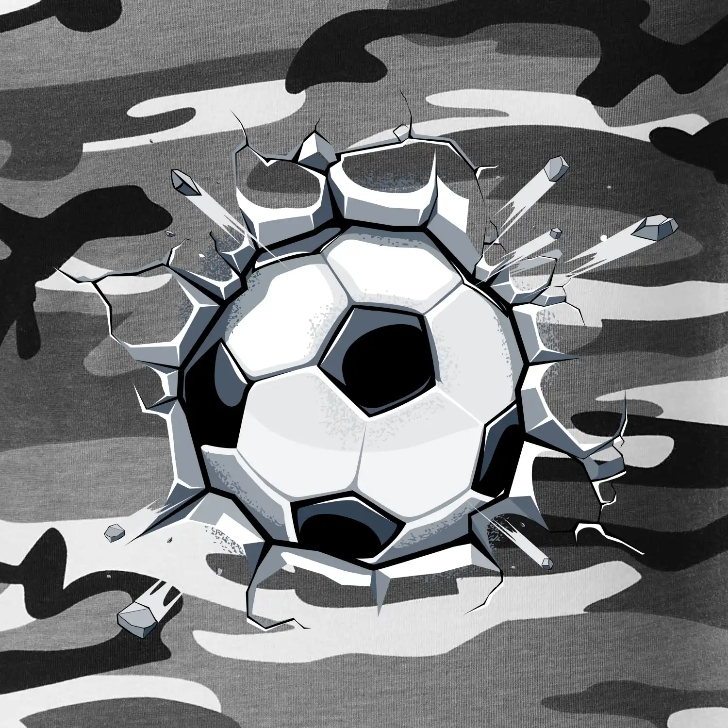 Fotbalový míč v triku