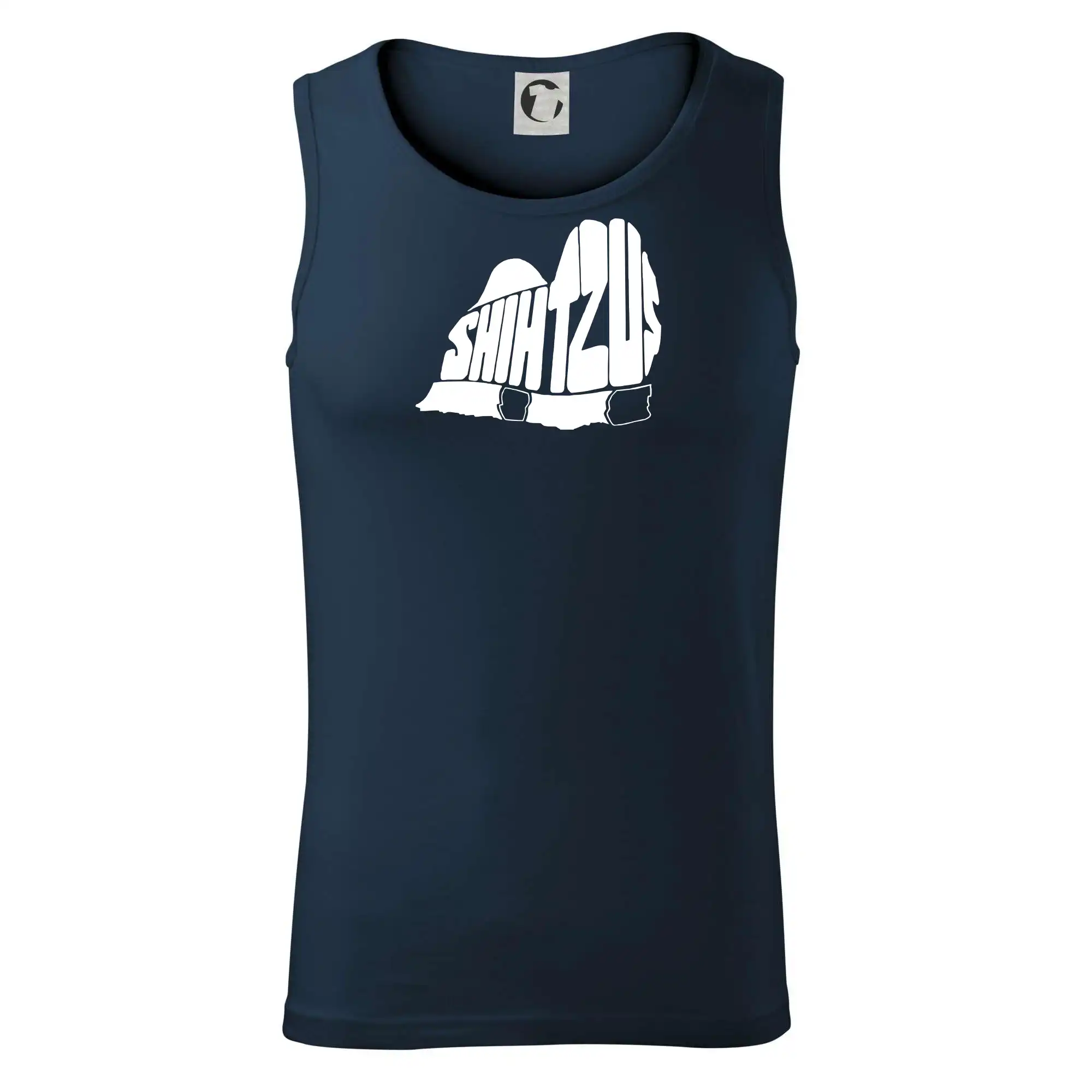 Shih-tzu - nápis v těle