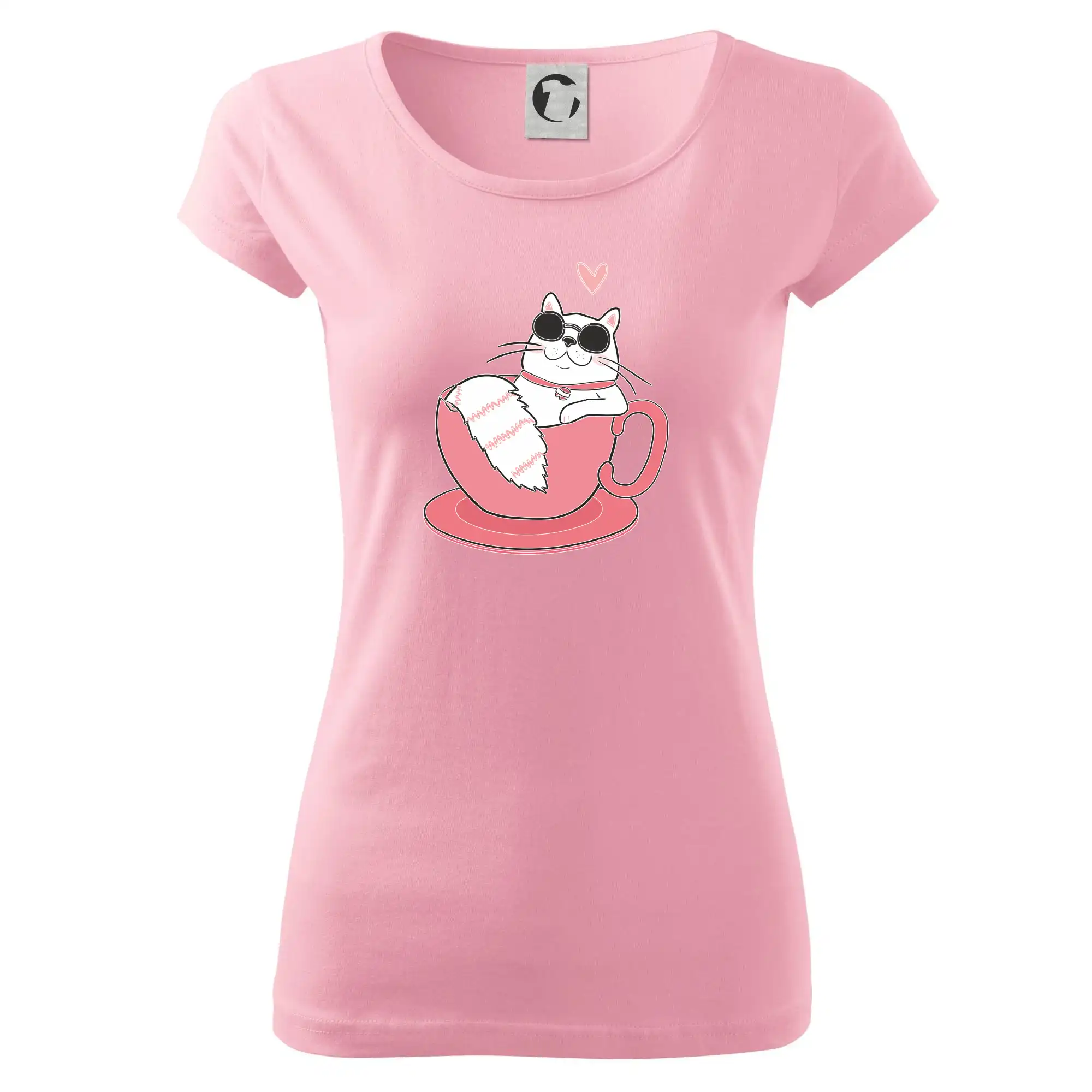 Hustá kočka v hrníčku