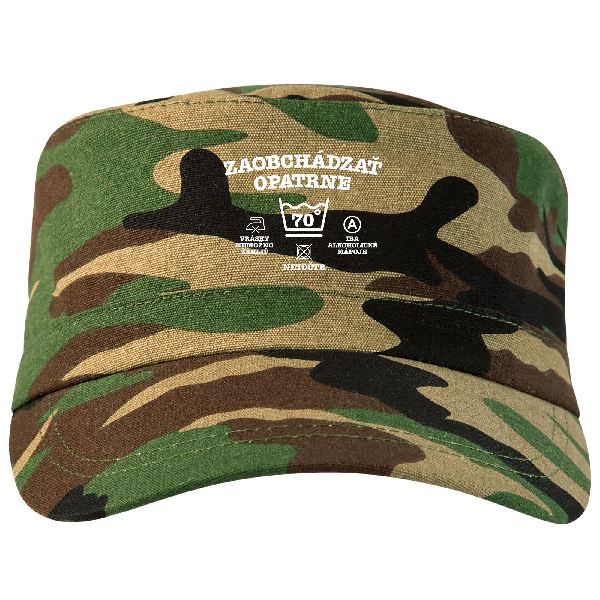 Tričká k narodeninám - Zaobchádzať opatrne 70 - Šiltovka CAMO