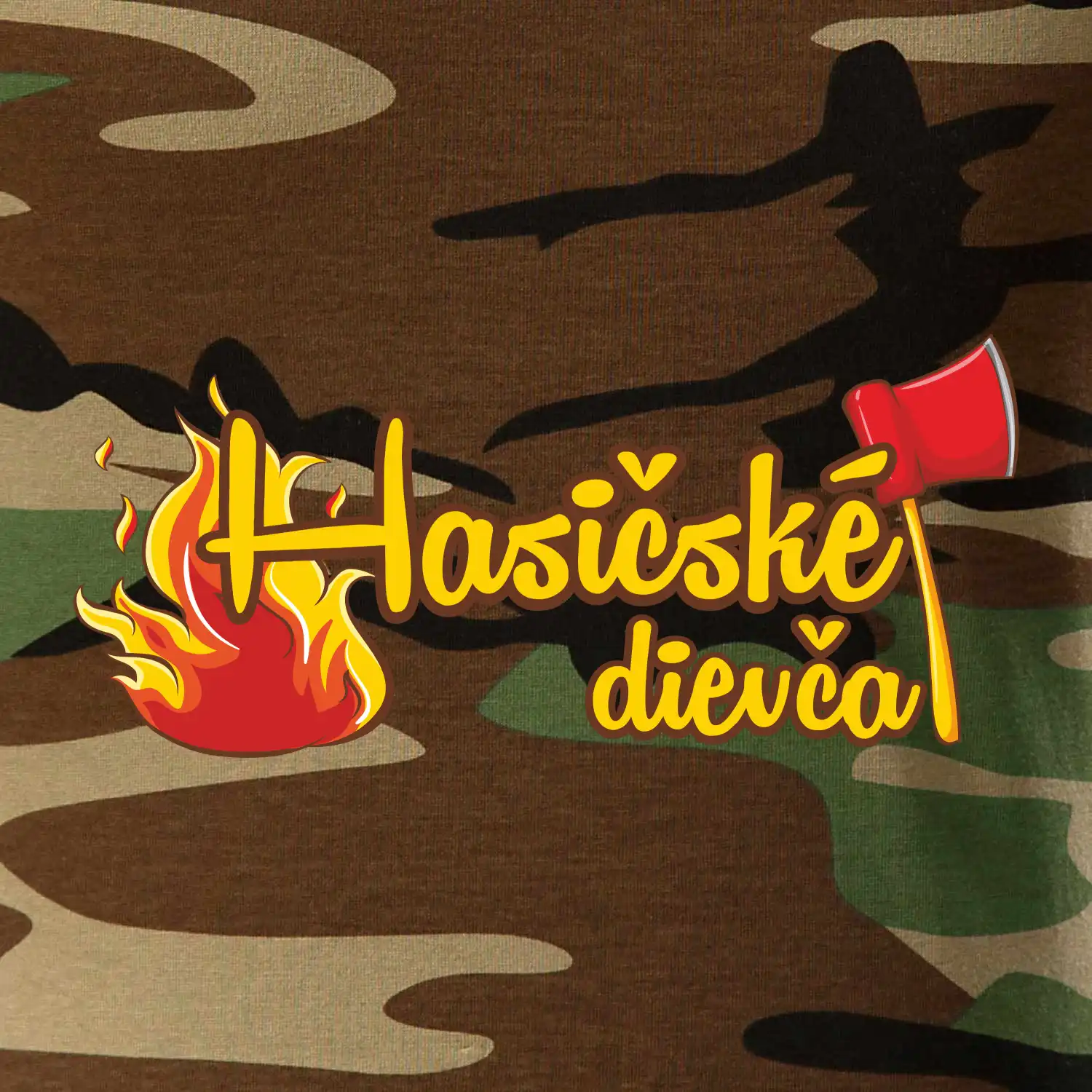 Hasičské dievča - oheň a sekera