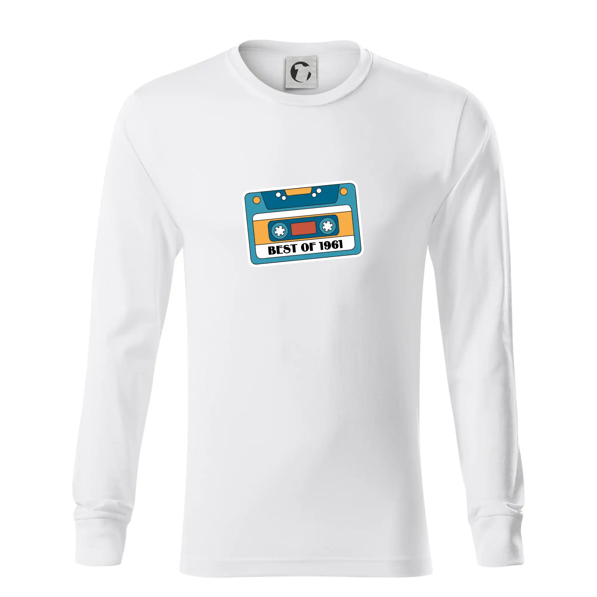 Tričká k narodeninám - Narodeniny kazeta Best of 1961 - Tričko s dlhým rukávom LS R05