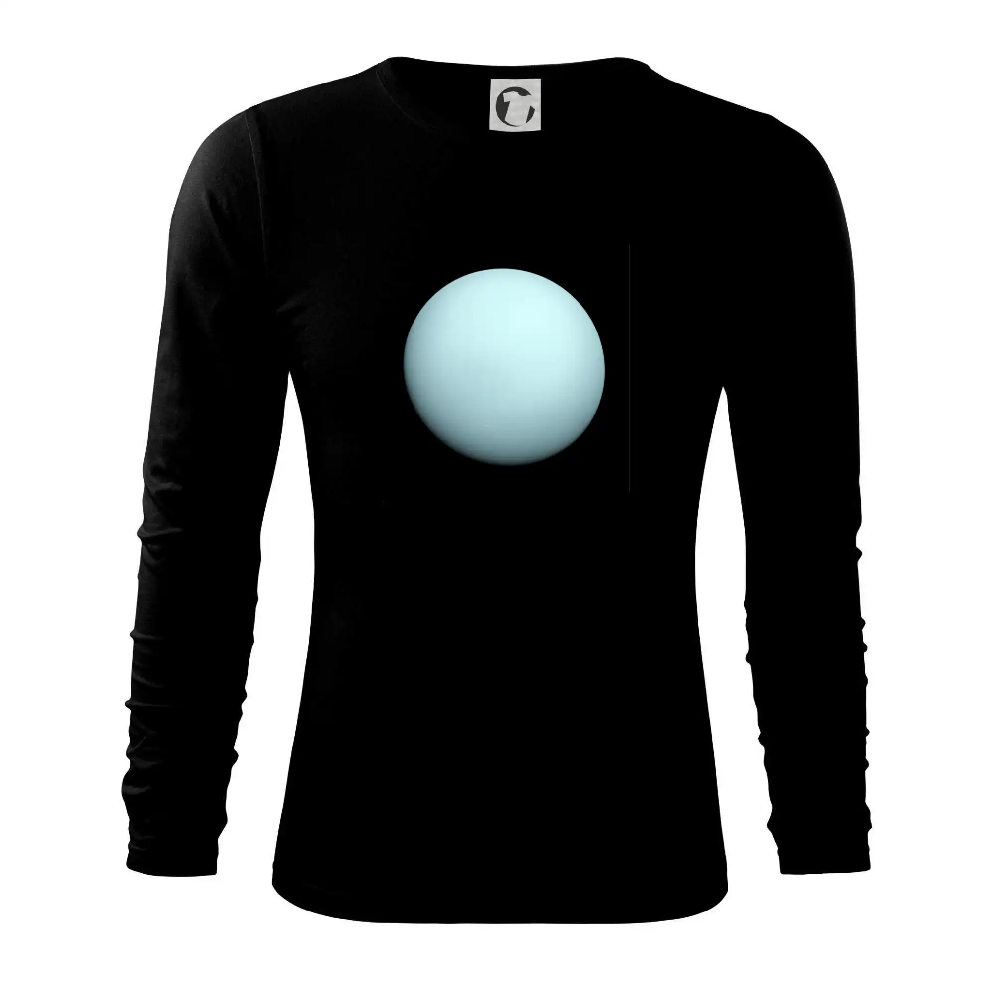 Vesmirne tričká - Fotky planét - Urán - Tričko s dlhým rukávom FIT-T long sleeve