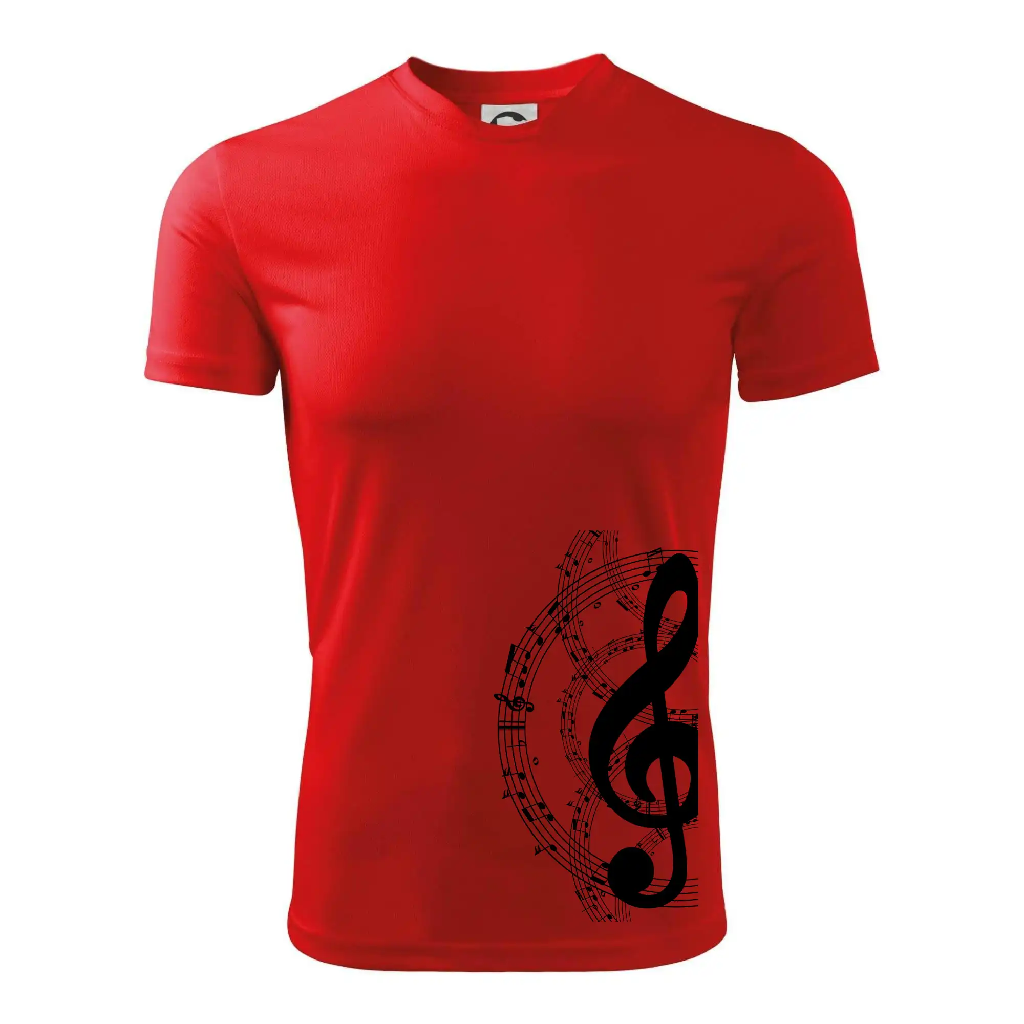 Houslový klíč a noty