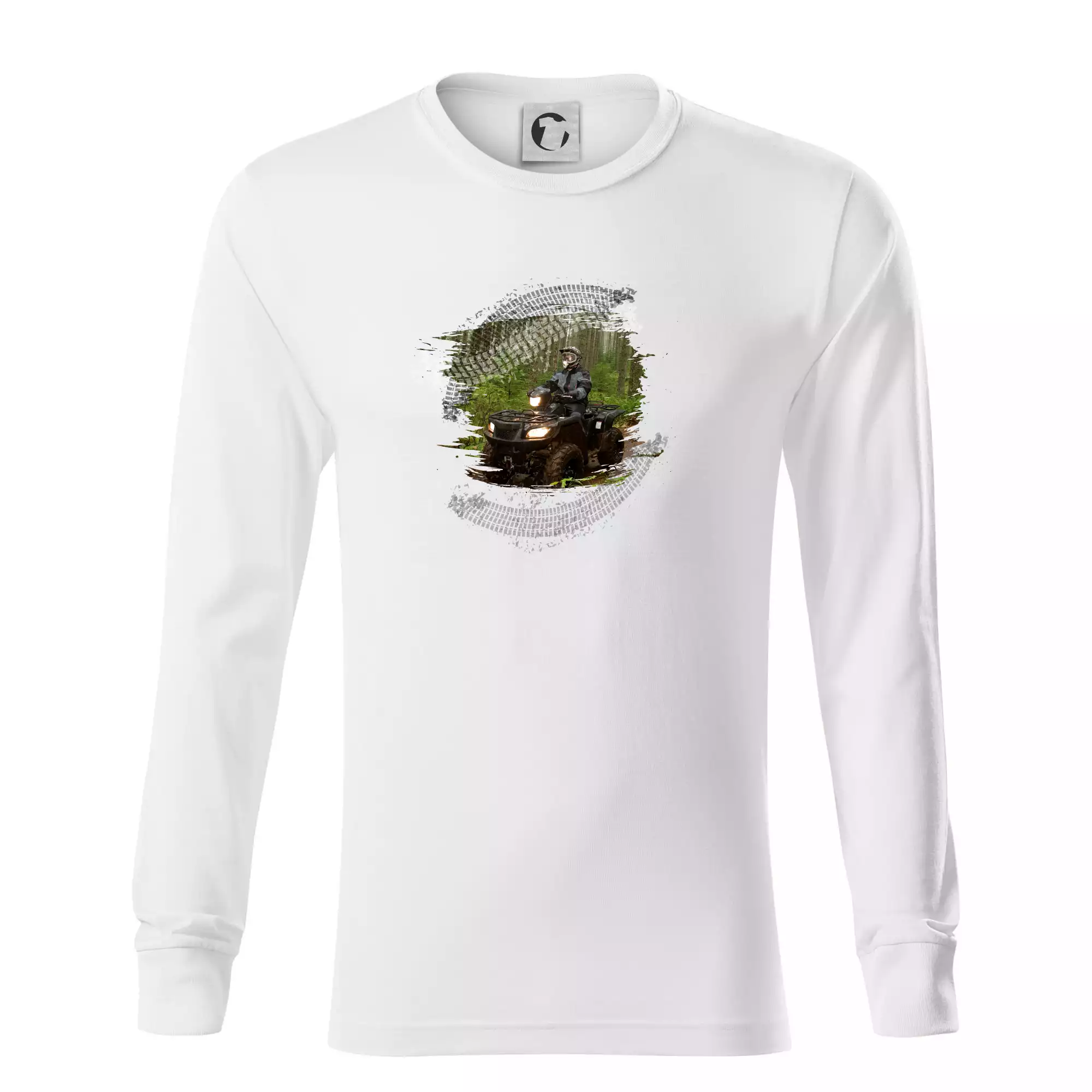 ATV čtyřkolka v lese