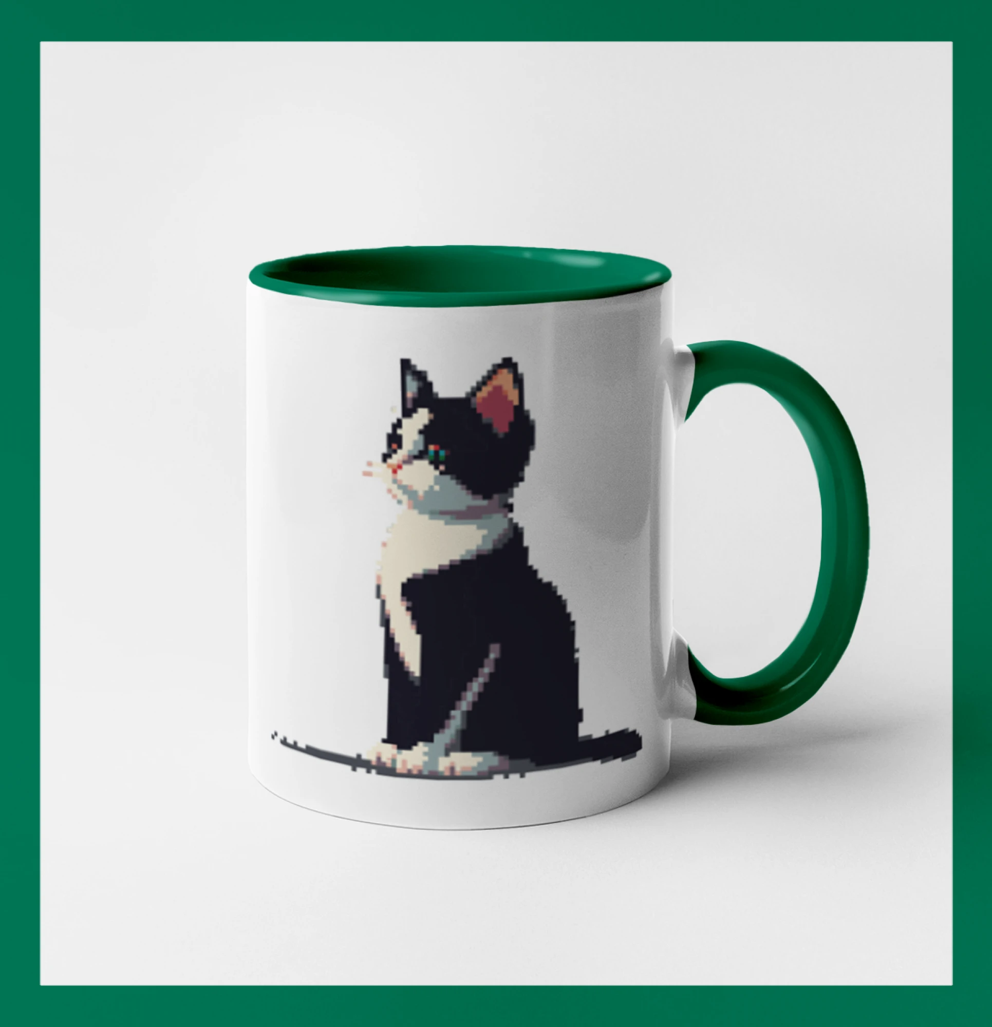 Mourovatá mačka pixel