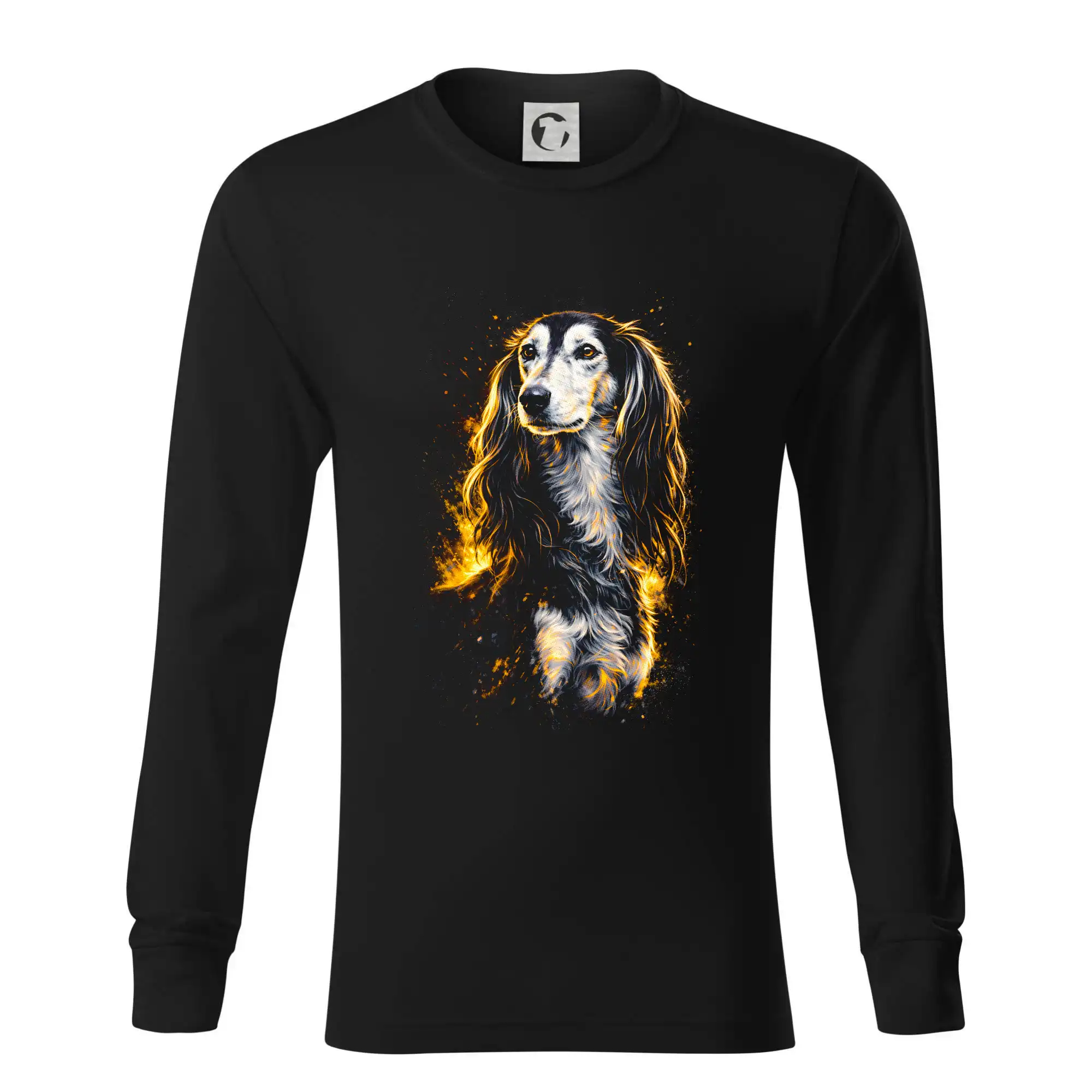 Obrázek polotón perský chrt