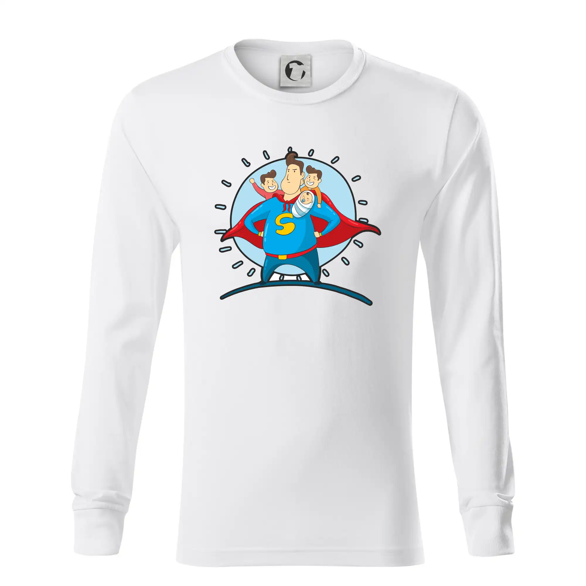 Táta superman - kluk, kluk a dítě