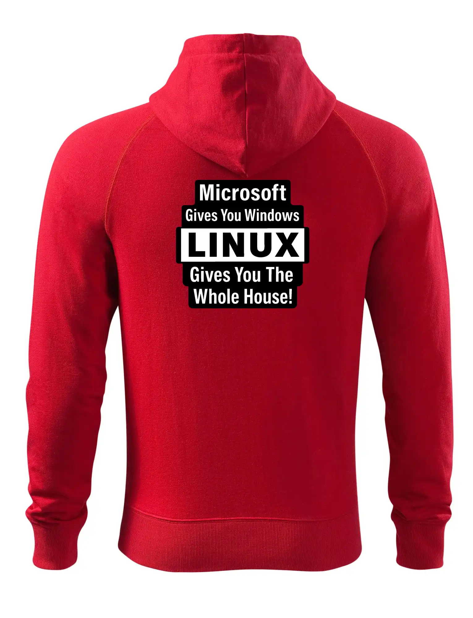 Microsoft Gives You Windows LINUX Gives You The Whole House!