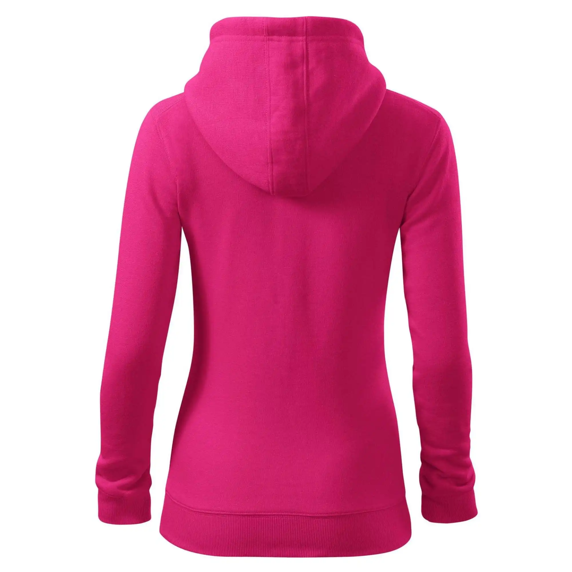 Ostatné nápisy - BEZPOTLAČE / BEZ POTLAČE - Mikina dámska trendy zipper s kapucňou