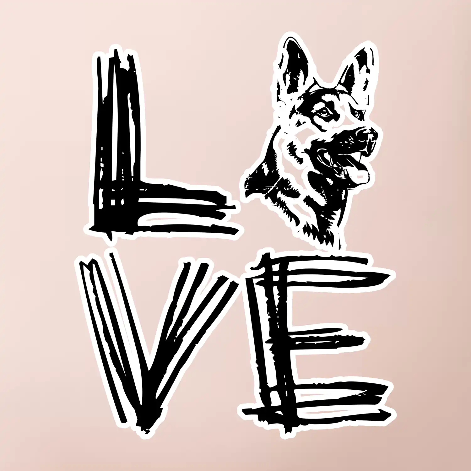 Německý ovčák love