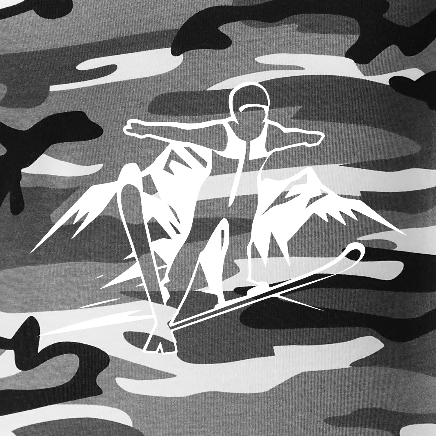 Letící skokan bílý