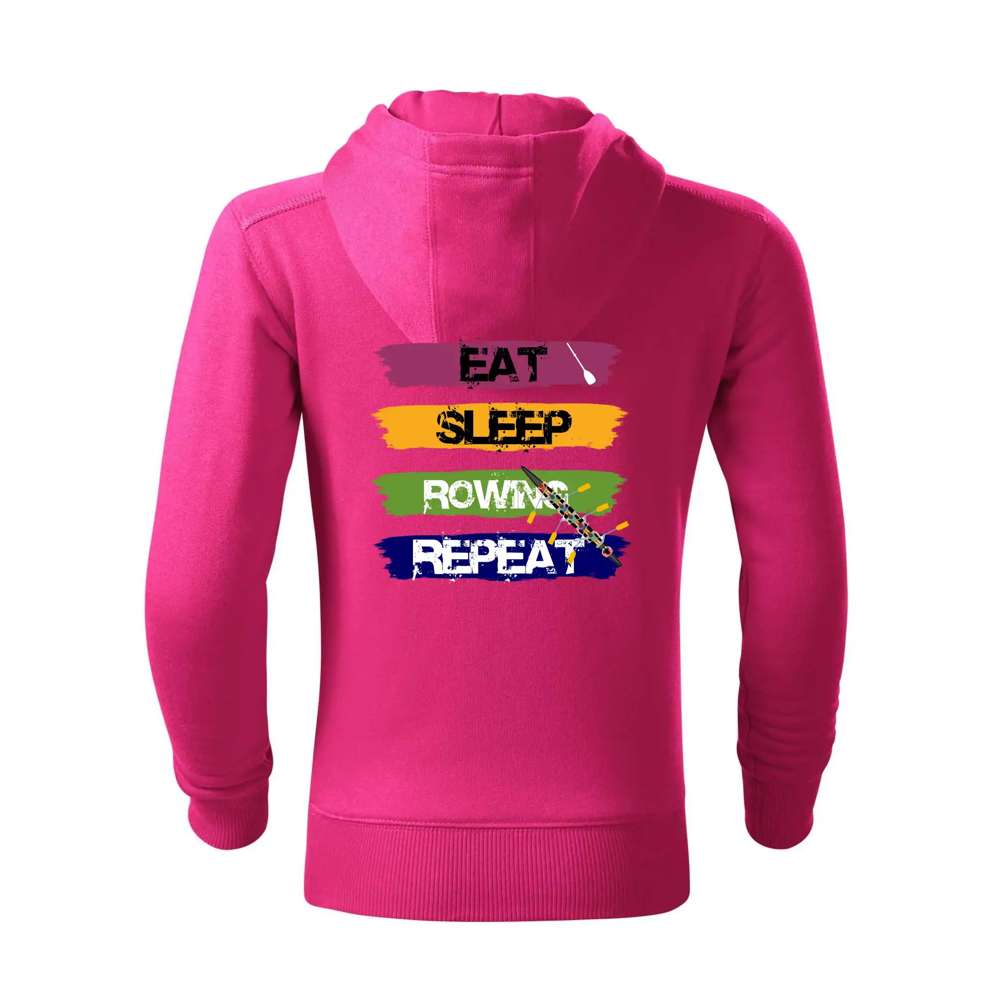 Eat sleep rowing repeat barevné