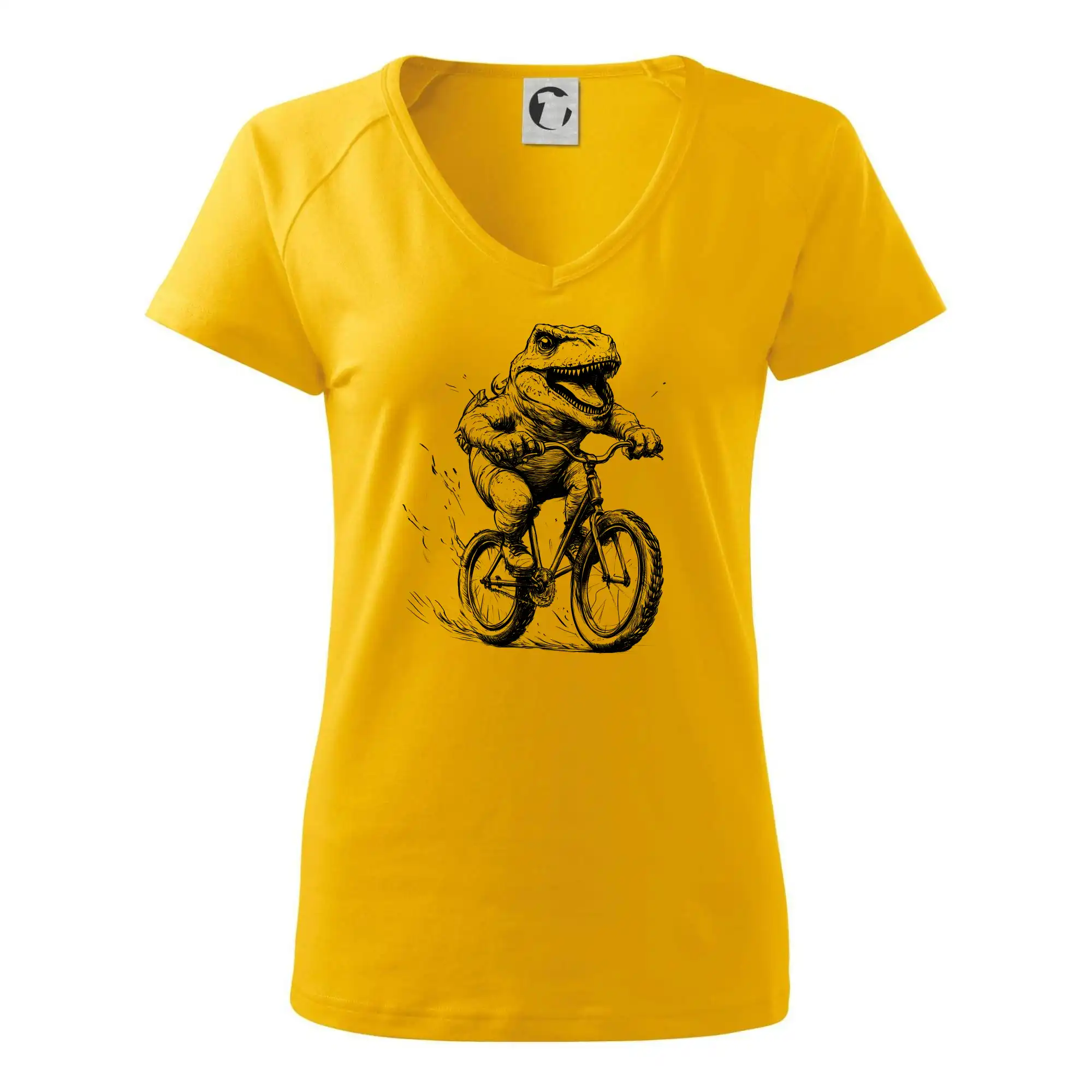 Naštvaný Dinosaurus na kole