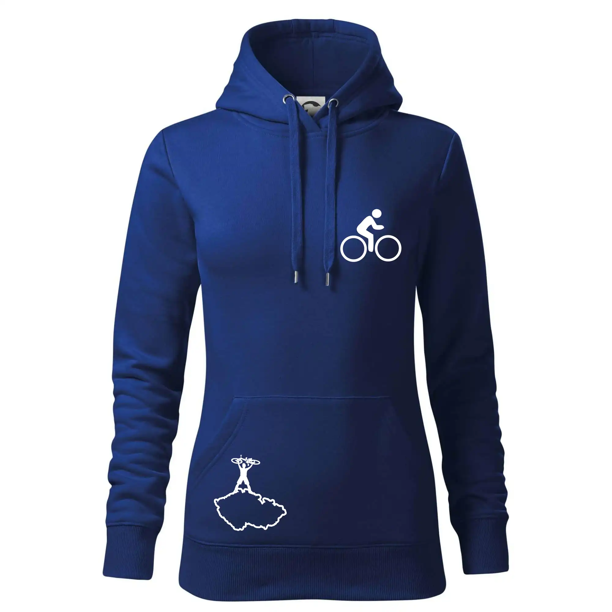 Mapa ČR + kolo na prsu