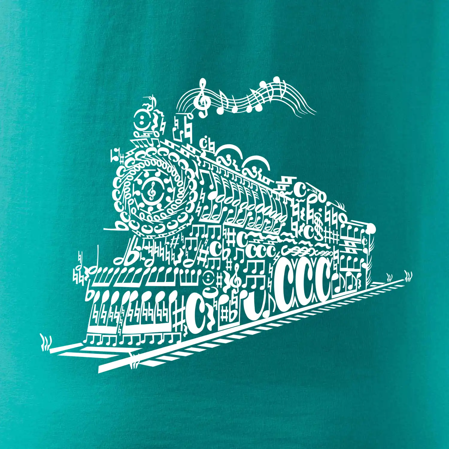 Stará lokomotiva z not