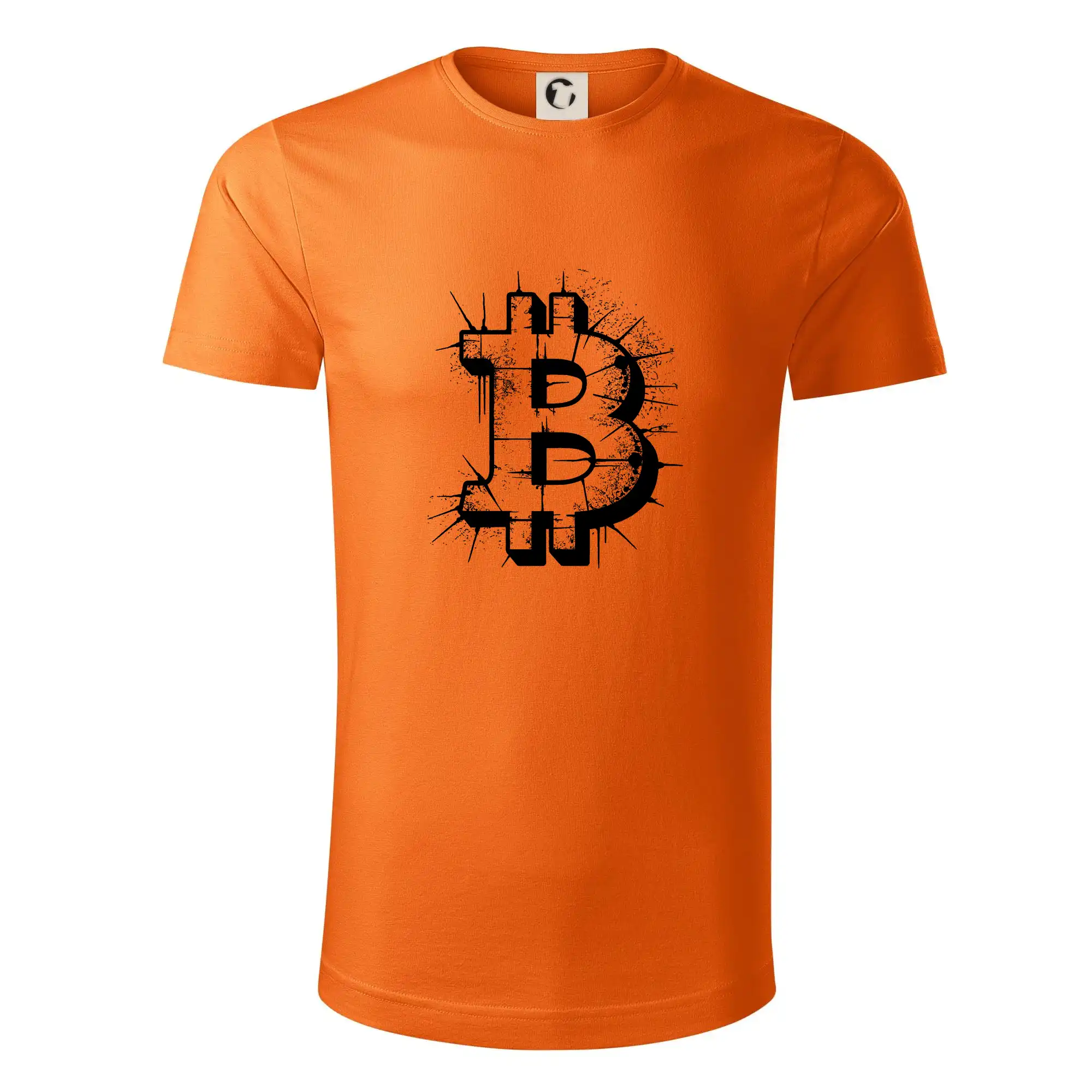 Bitcoin kresba ceruzku - Tričko z organickej bavlny