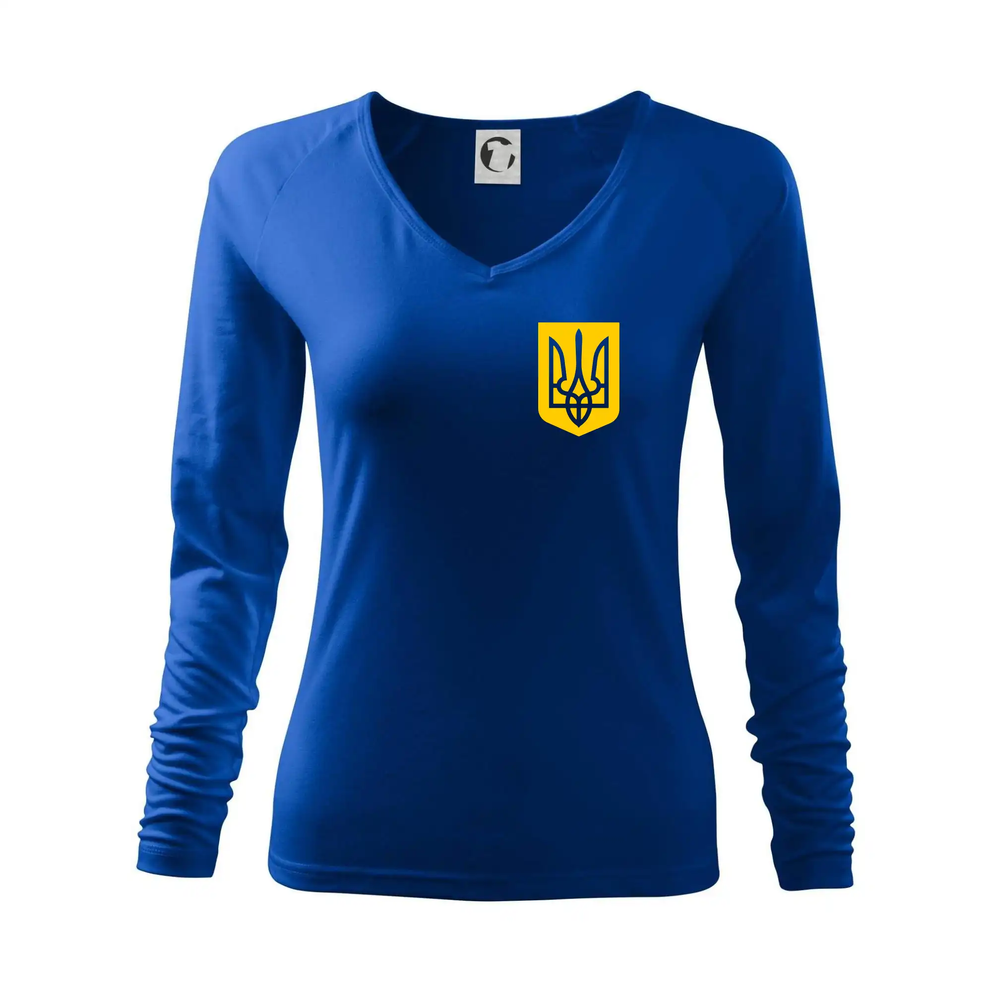 Tričká s vlajkou ukrajiny - Ukrajina - Dres modrý - Tričko dámske Elegance