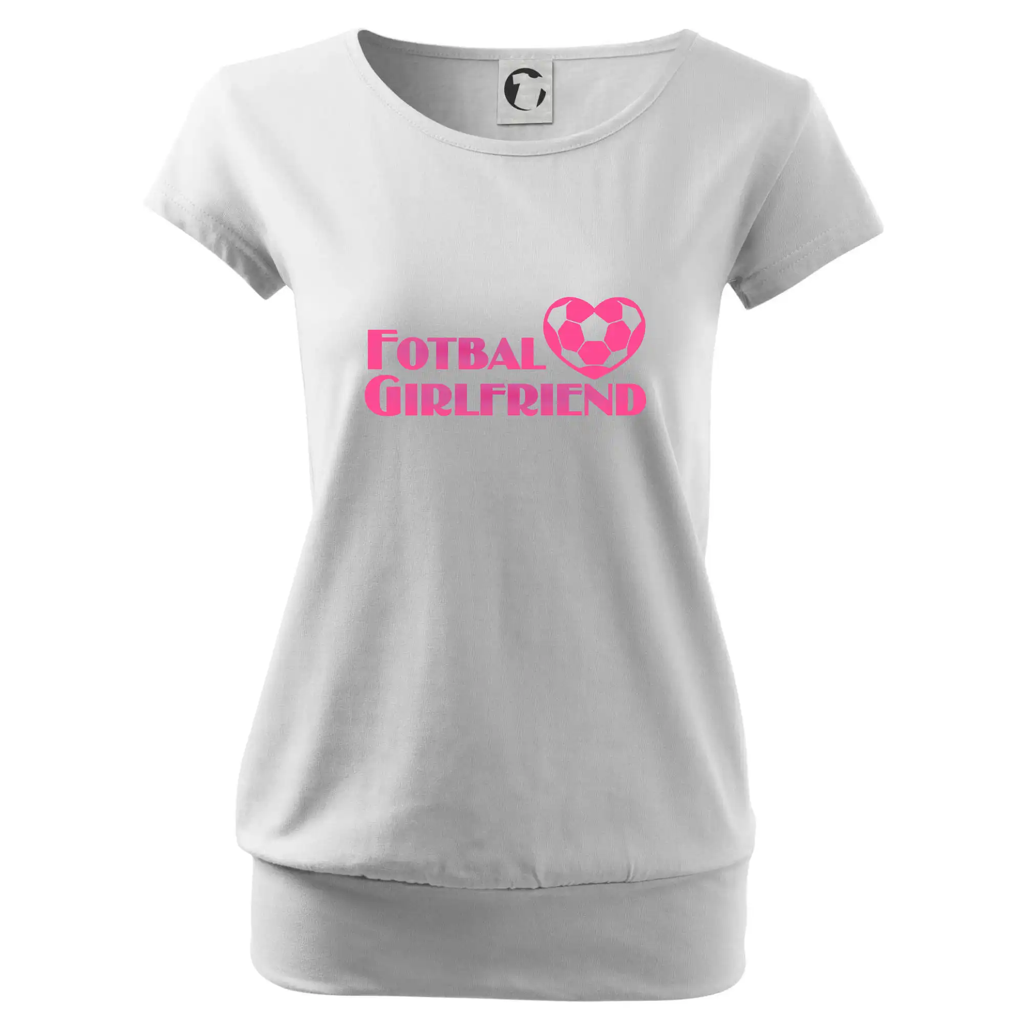 Tričká pre futbalistov - Fotbal girlfriend - Voľné tričko city