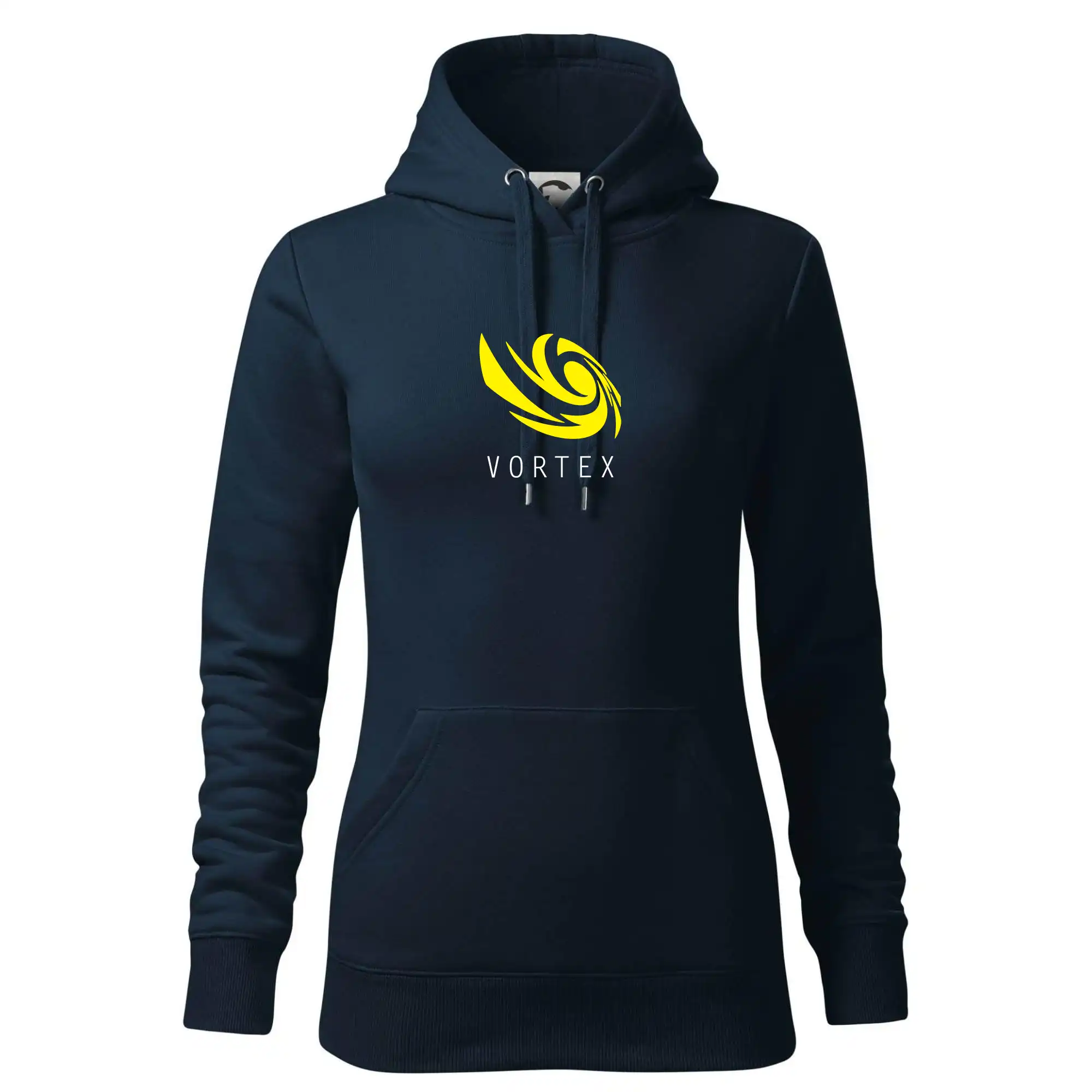 Tričká, mikiny a šiltovky pre Youtubery - Vortex logo farebné - Mikina dámská Cape s kapucí