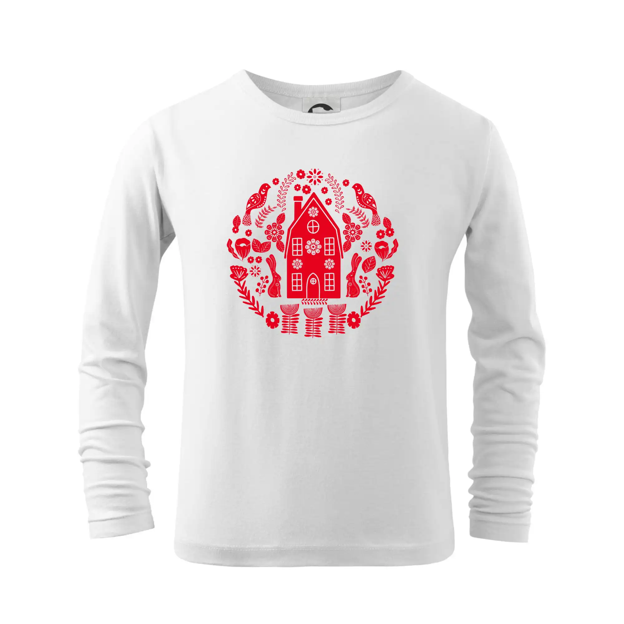 Folklór - Domov so zajacmi folklór - Tričko detské Long Sleeve