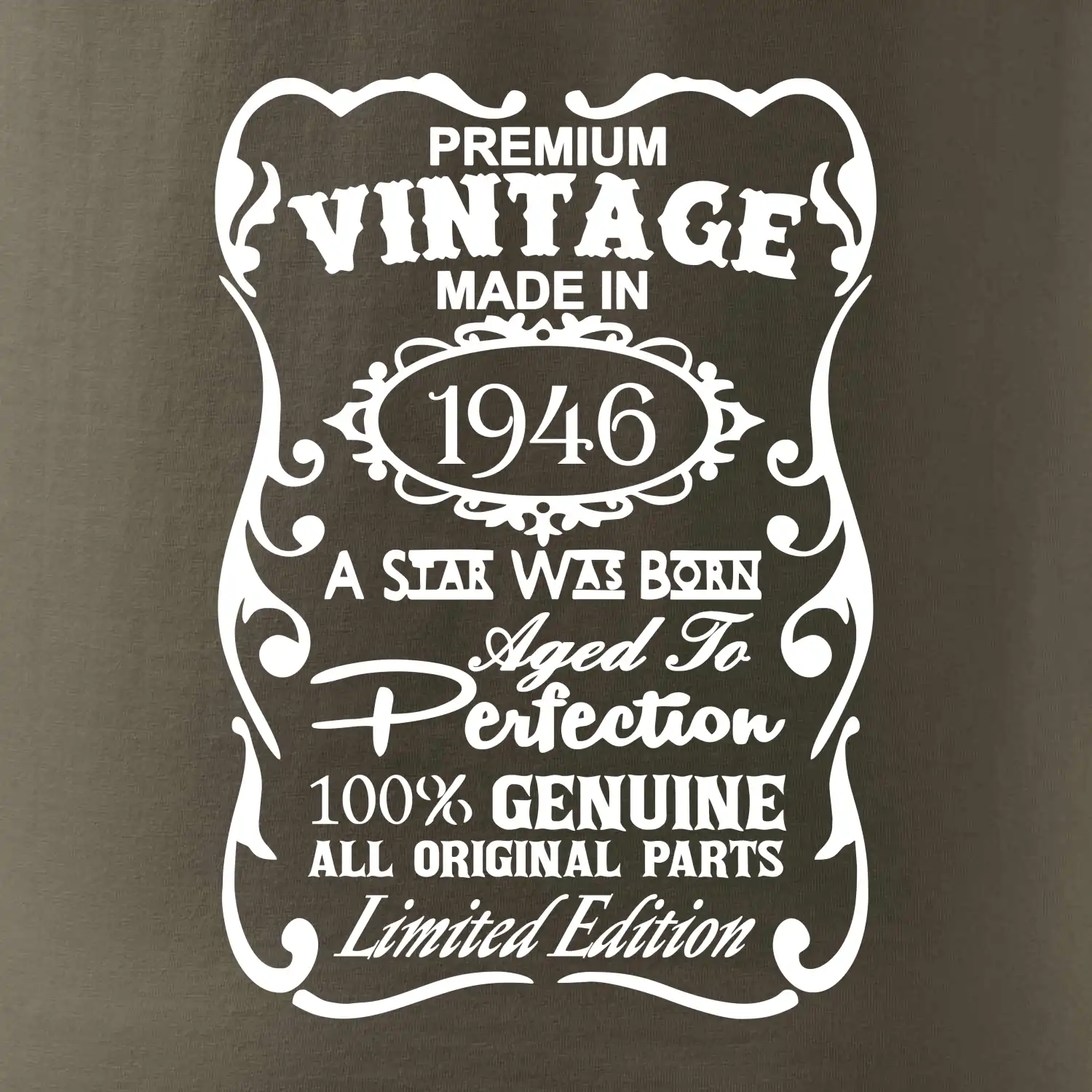 Vintage Etiketa - 1946