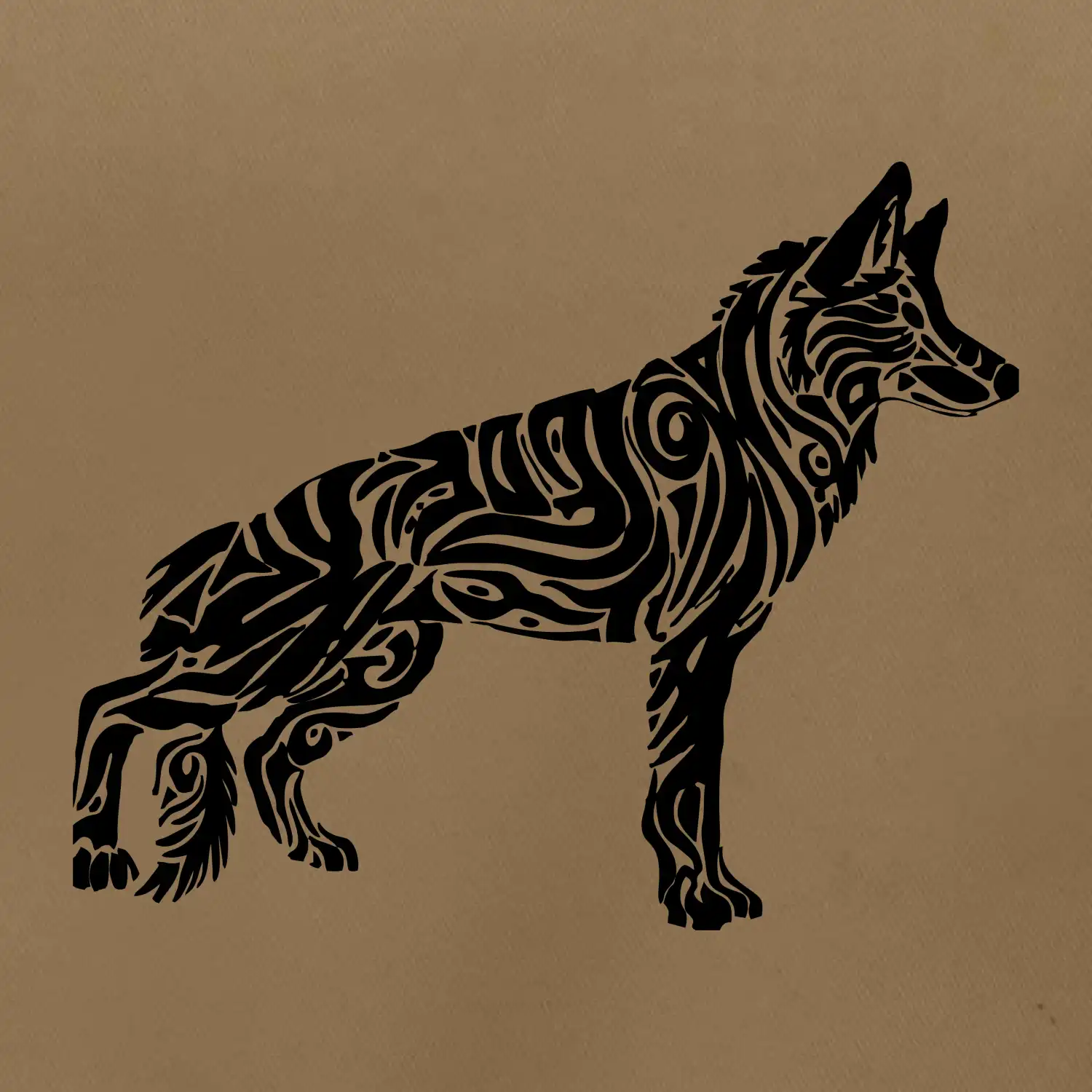 Německý ovčák - tattoo