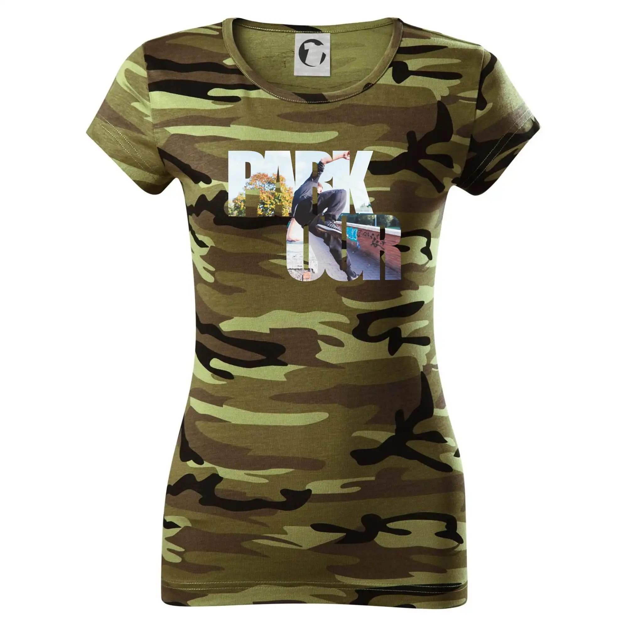 Parkour nápis ve městě