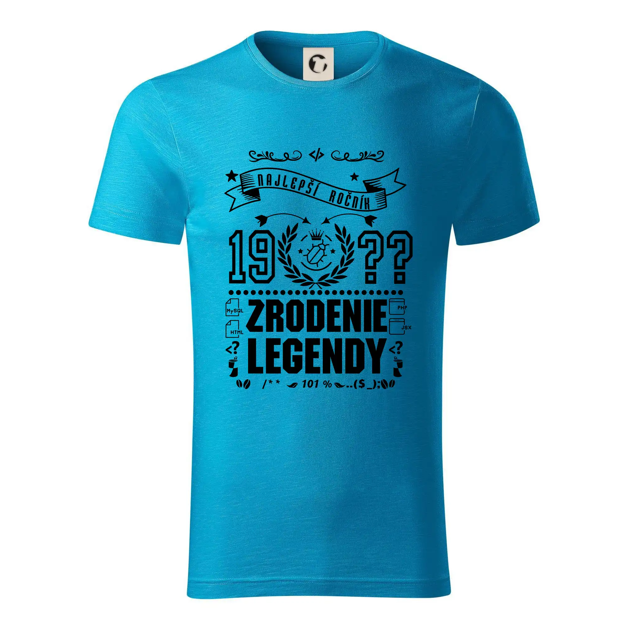 Trička Zrodenie legendy - Zrodenie legendy pre programátora - Tričko z organickej bavlny