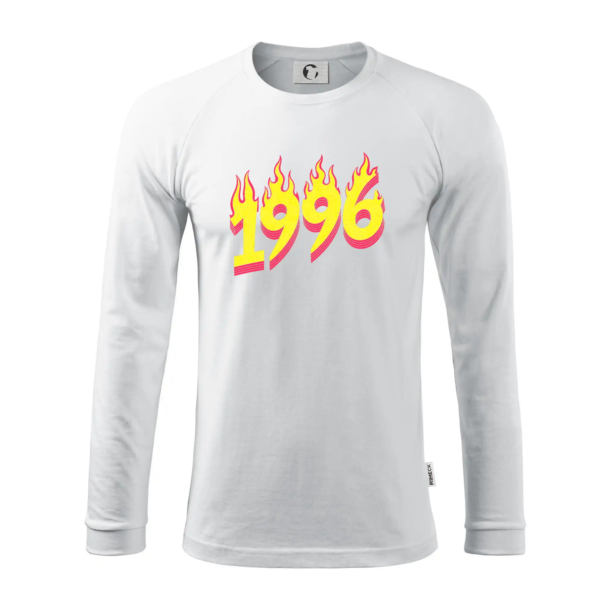 Trička s ročníkom 1996 - Narodeniny v ohni 1996 - Pánske tričko s dlhým rukávom LS130