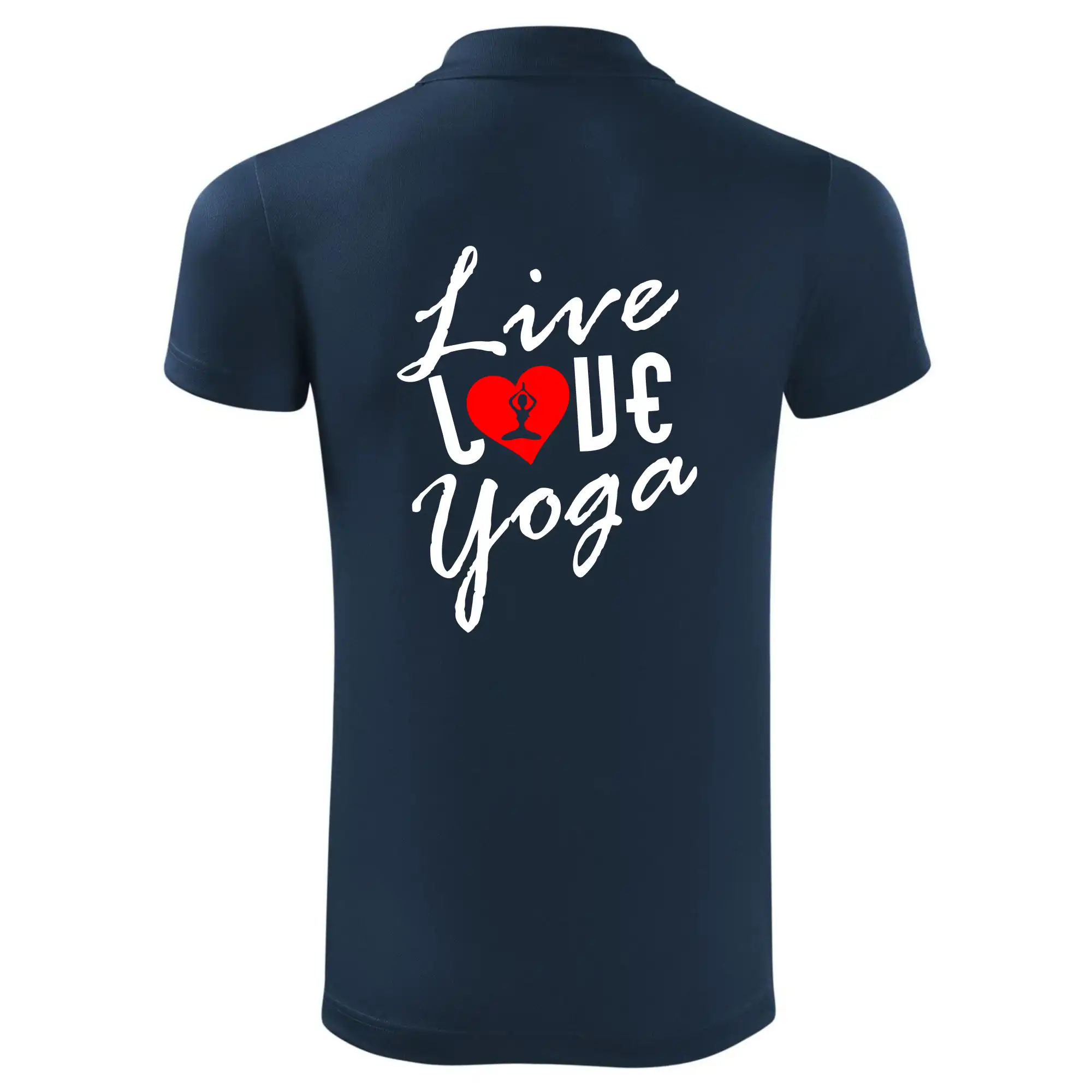 Tričká na jógu - Live Love Yoga - Polokošeľa Victory (športové)