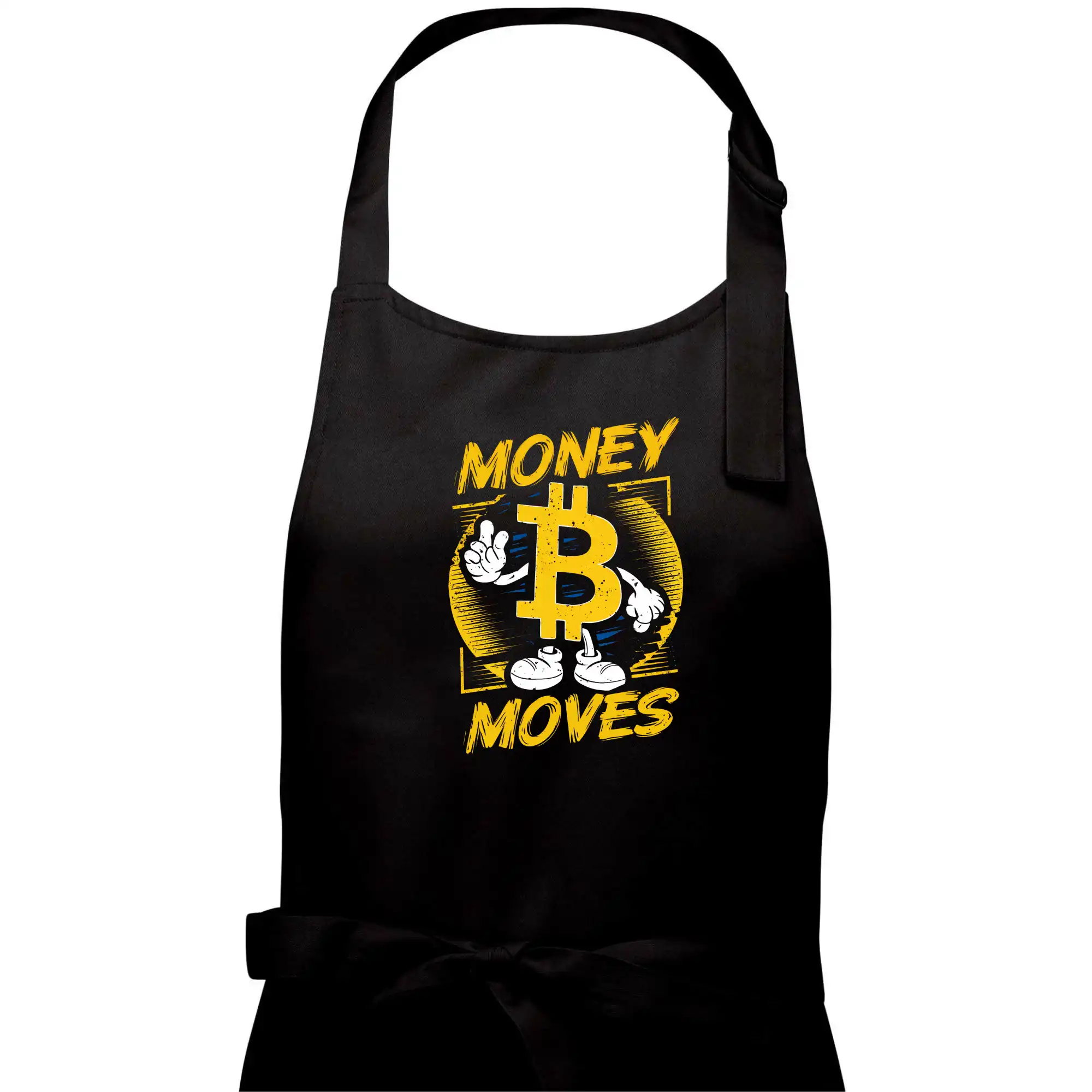 Money moves bitcoin mascot - Pánska zástera na varenie