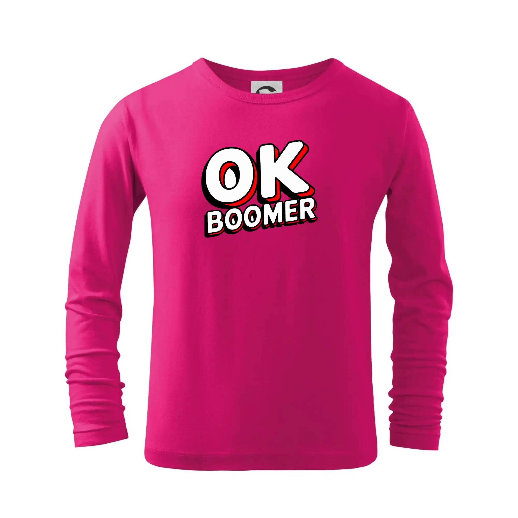 Tričká s motívmi ktoré frčia na internete - Baby Boomers - OK boomer - Tričko detské Long Sleeve