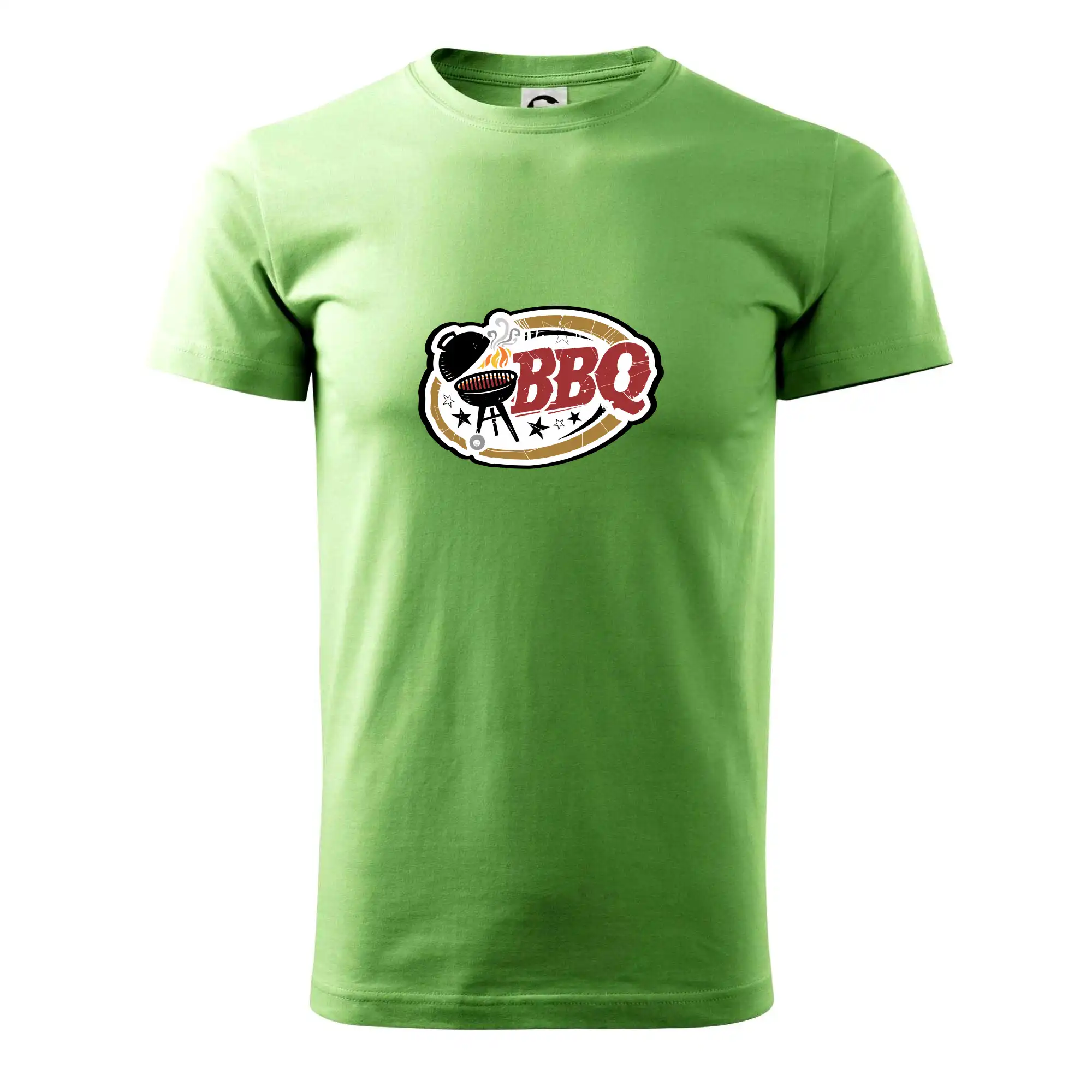 Tričká a zástery na grilovanie - BBQ logo - Pánske tričko nižšej gramáže