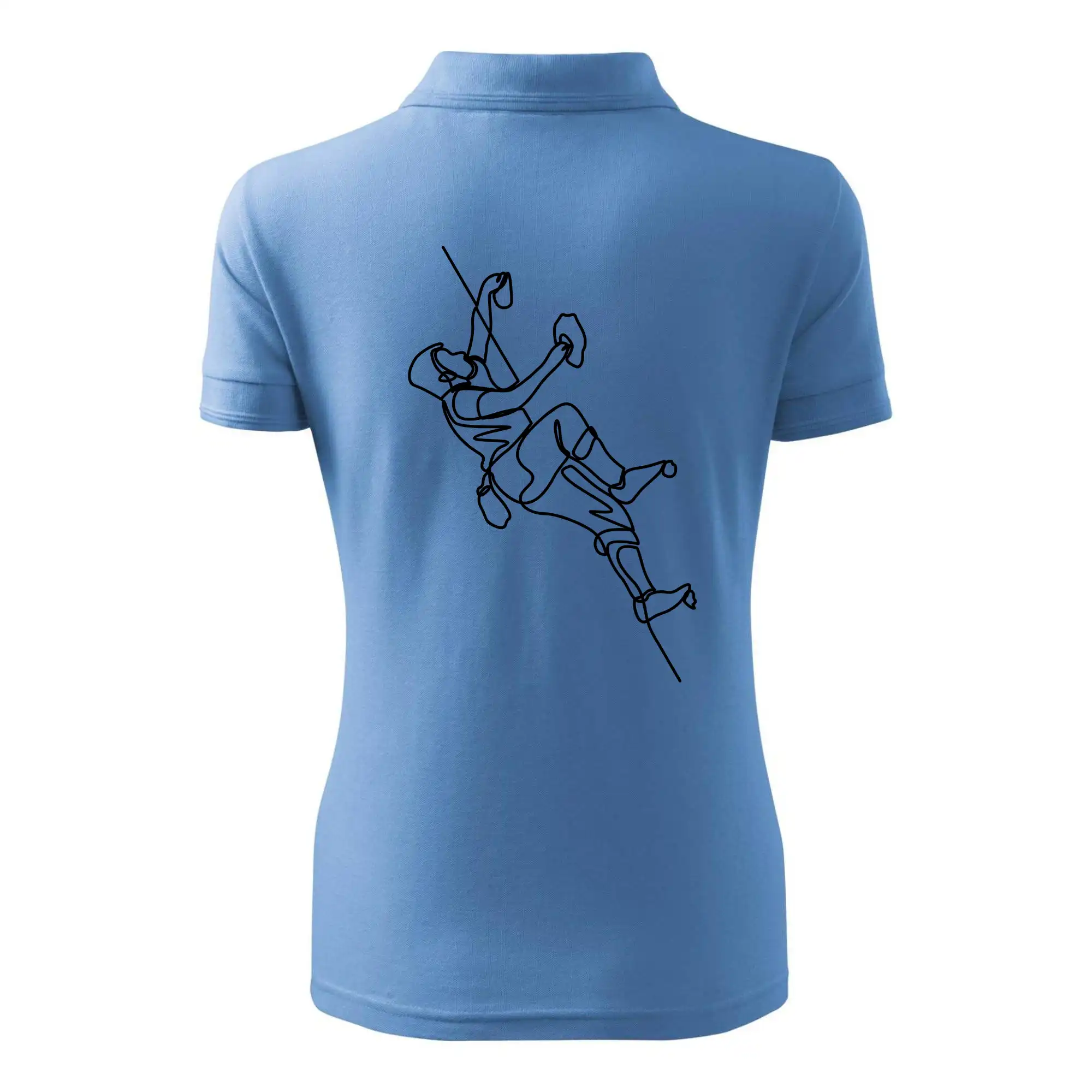 Lezecká stěna jedním tahem