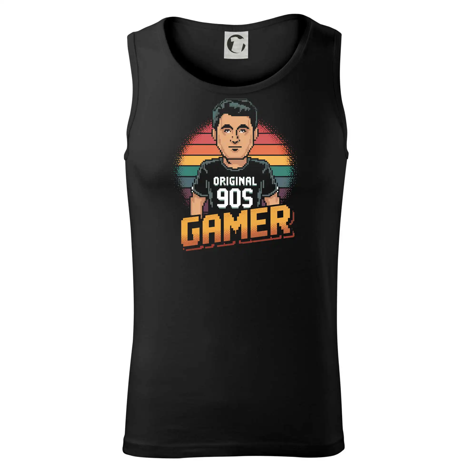 Grafické tričká - Original 90s gamer farebný - Tielko pánske Core