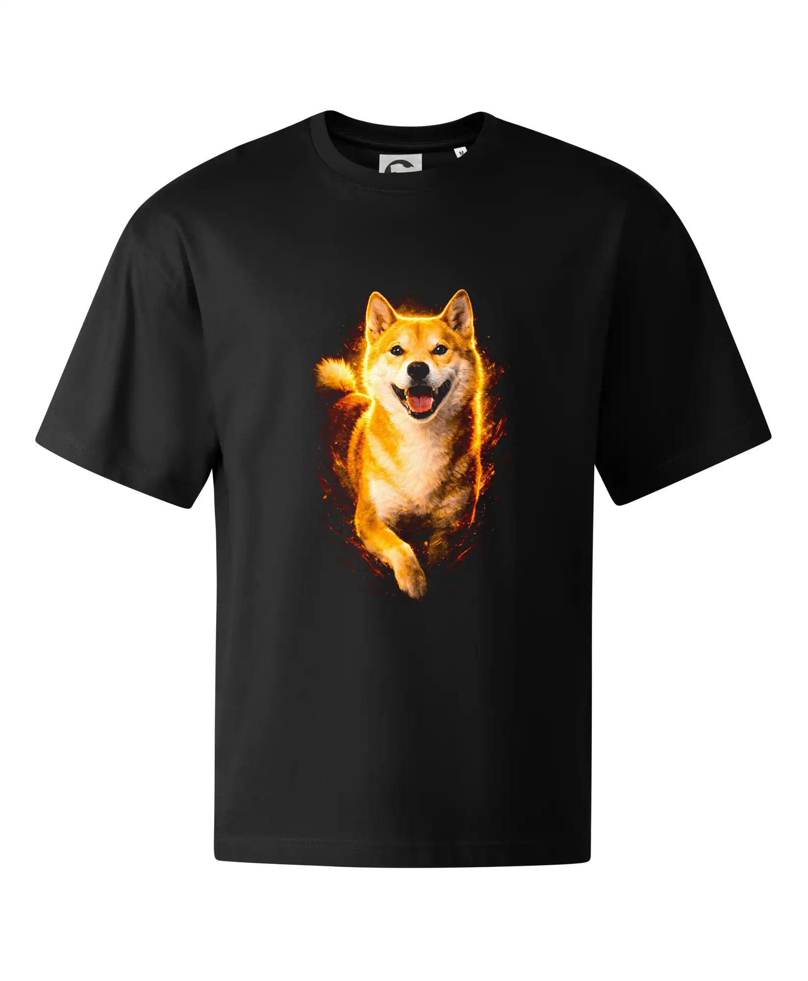 Ostatné psie plemená - Obrázok poltón Shiba Inu bežiaci - Stage unisex - OVERSIZE