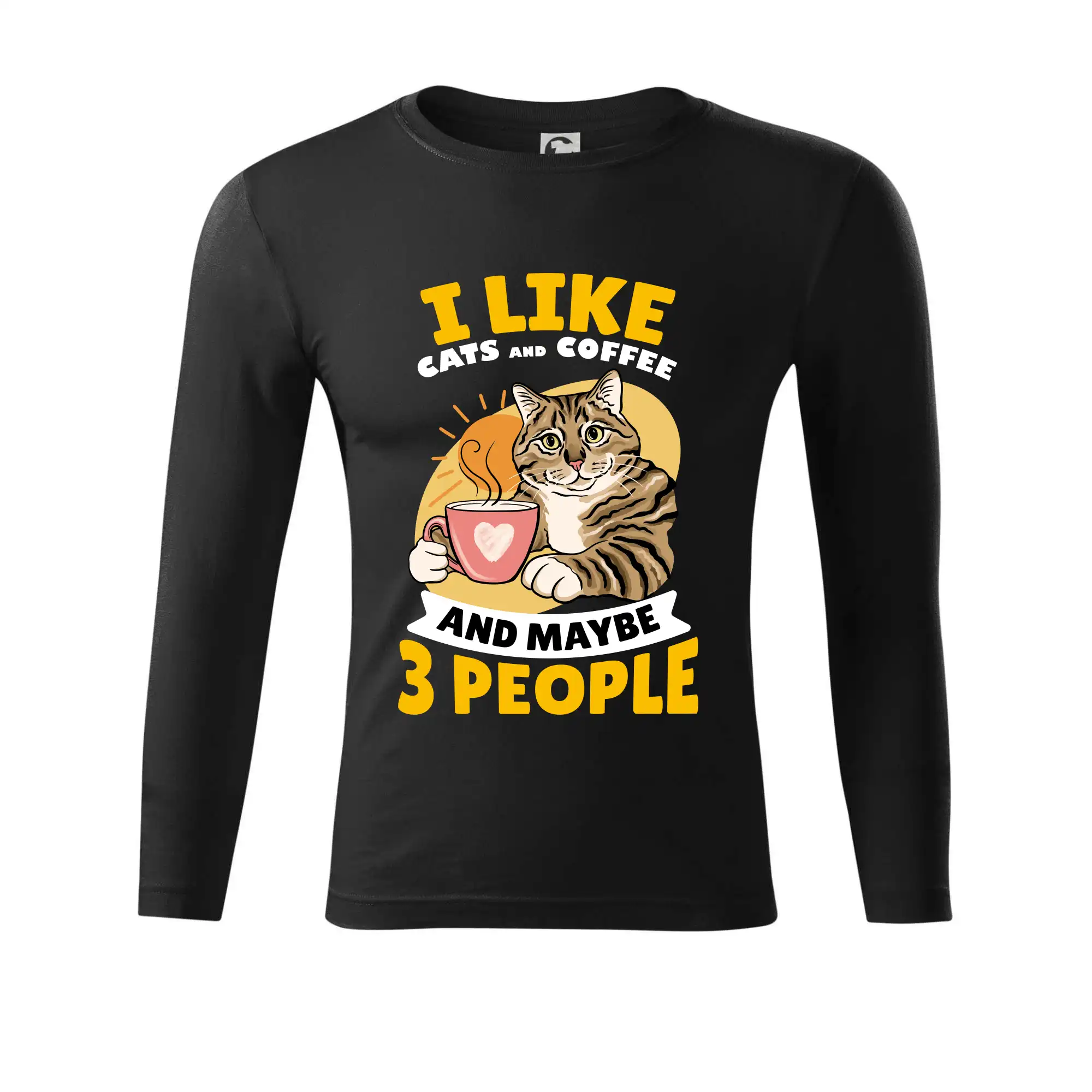 I like cats and coffee and maybe 3 people