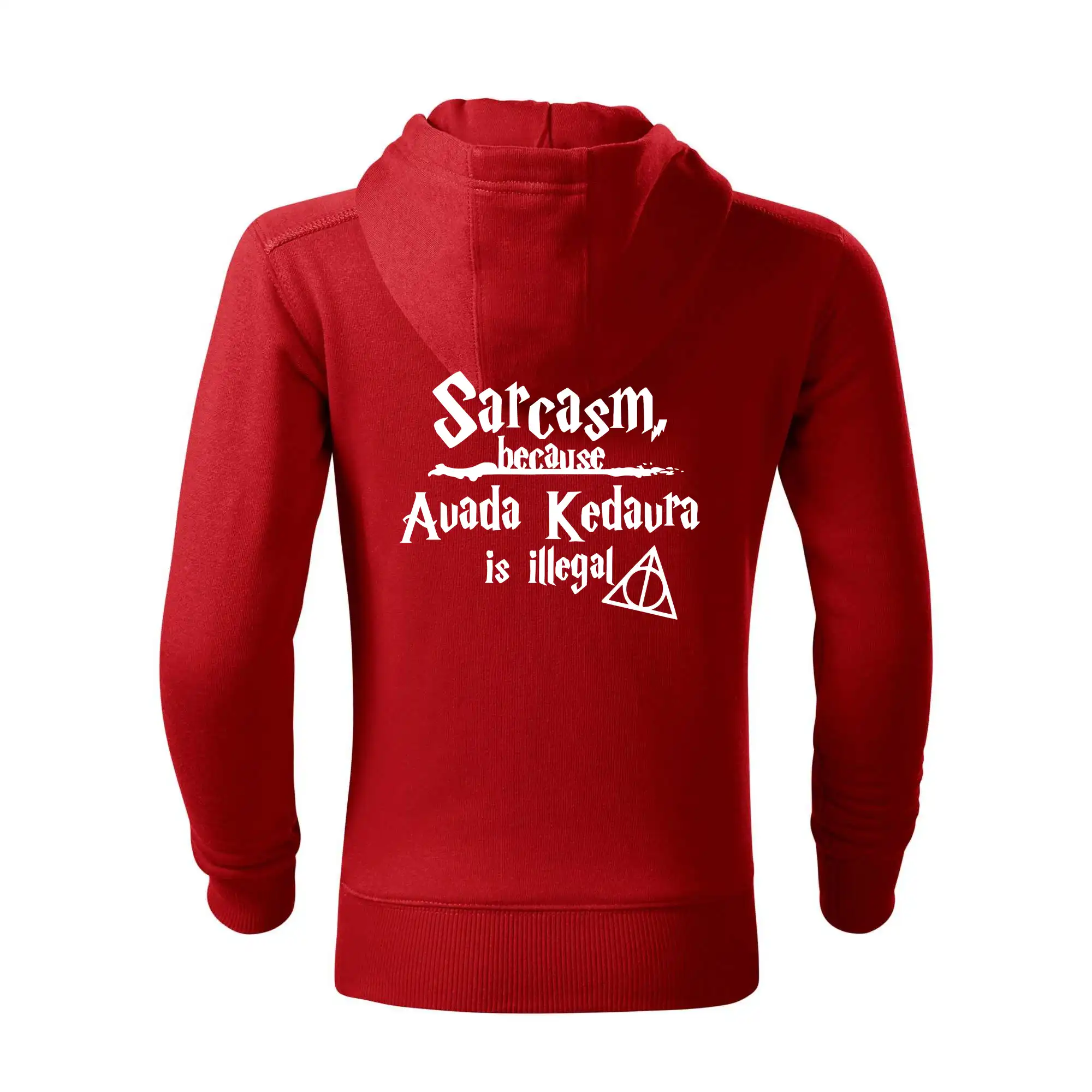 Harry - Sarcasm, because Avada Kedavra is illegal