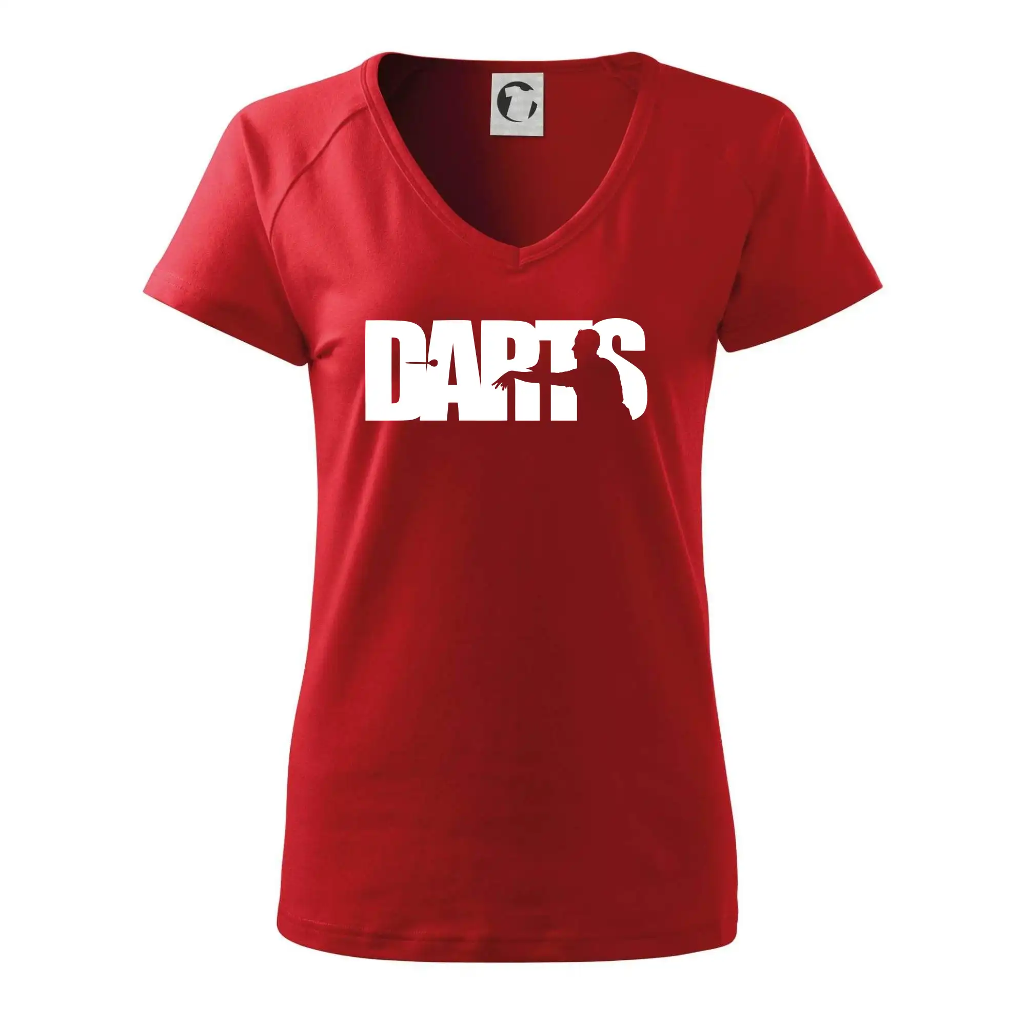 Darts - nápis se šipkařem