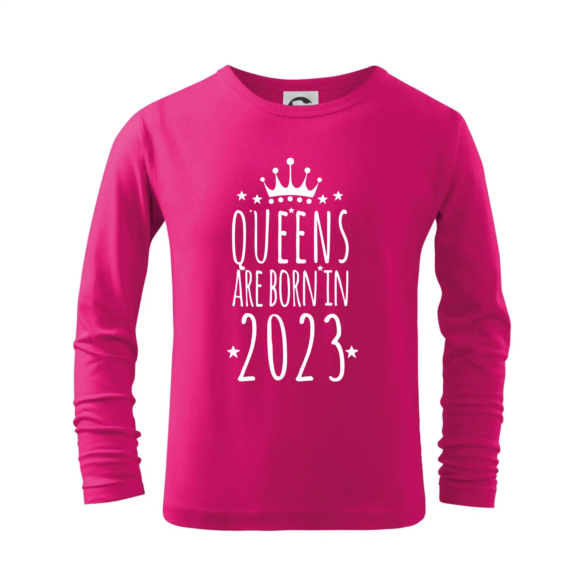 Queens are born in 2023 - Tričko detské Long Sleeve
