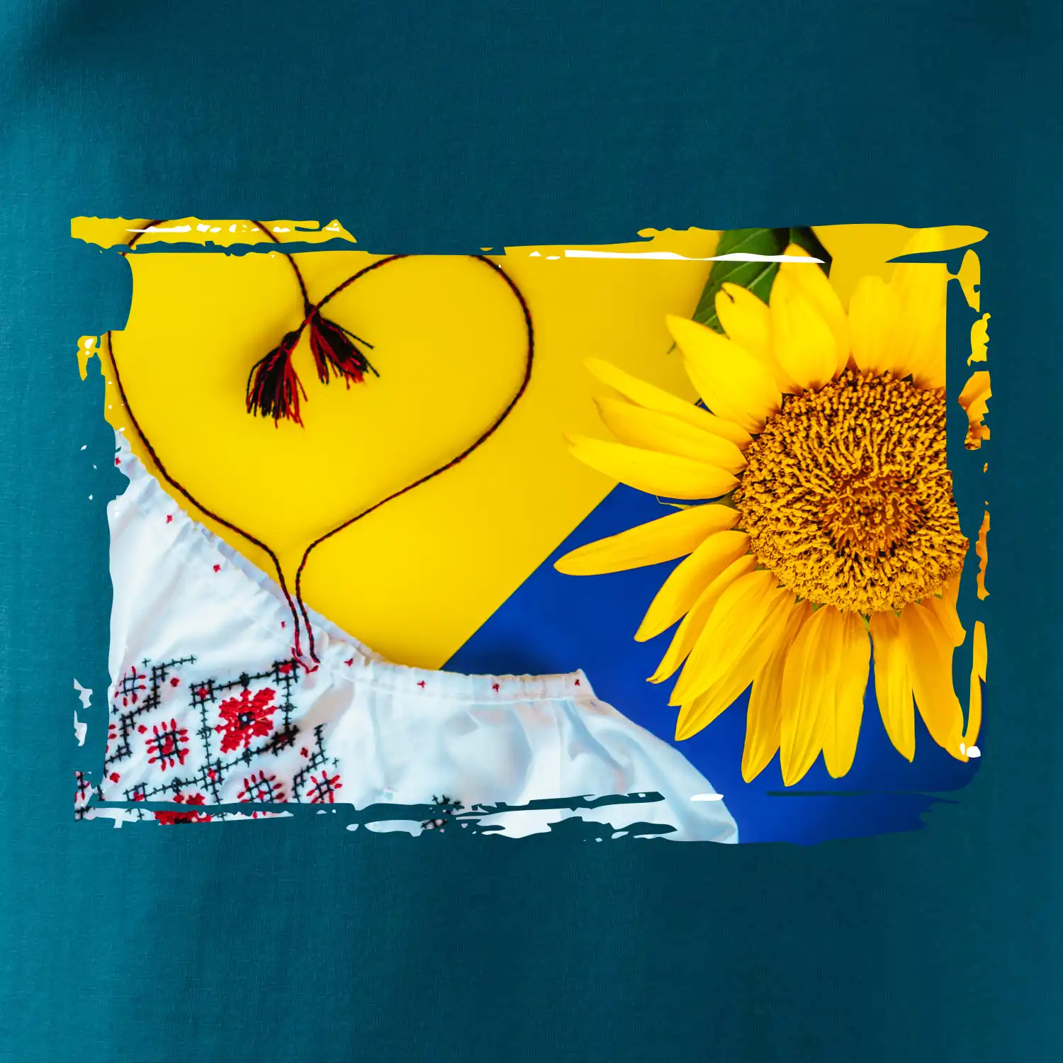 Ukrajina slunečnice a kroj