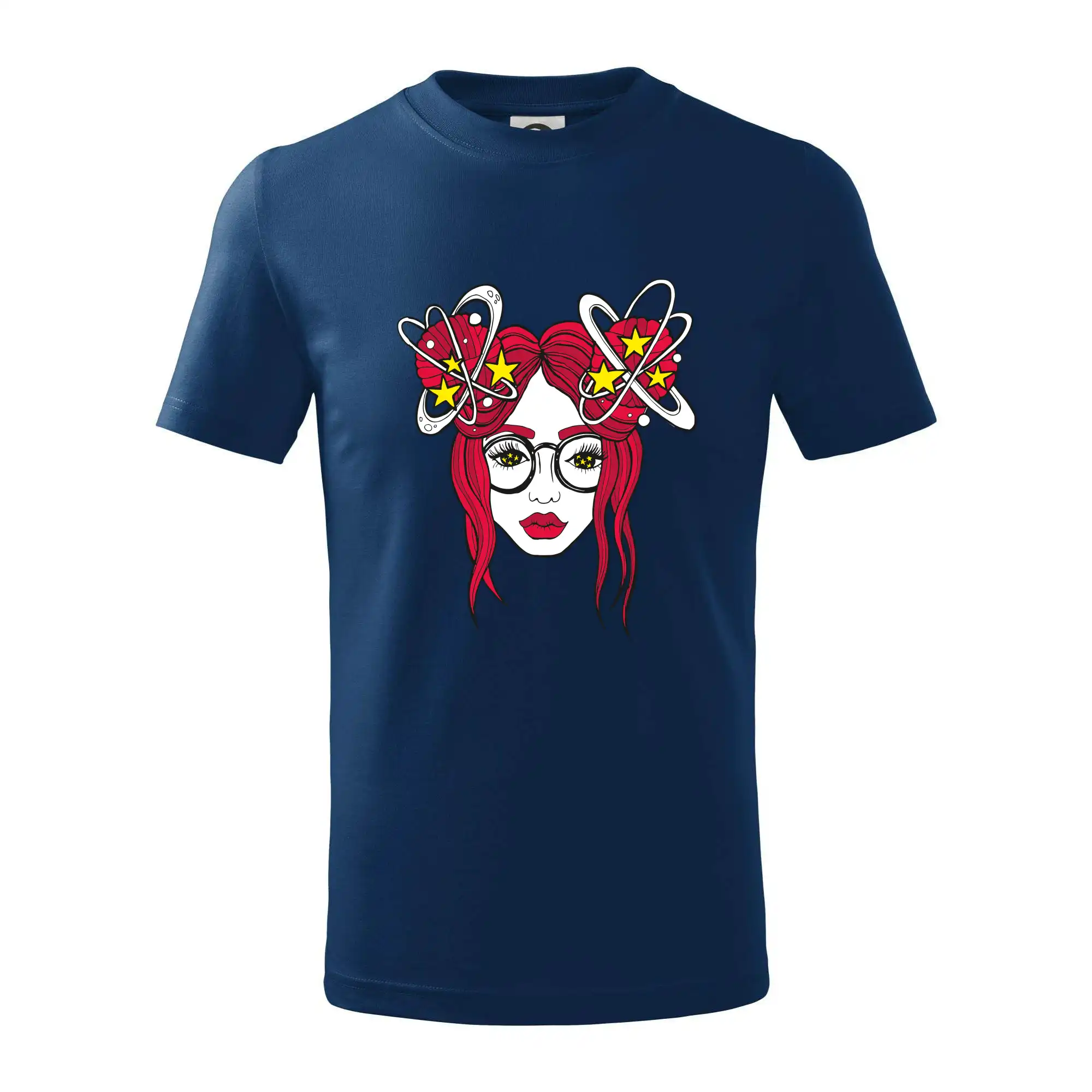 Grafické tričká - Magická červenovláska (Pecka design) - Tričko detské bavlnené