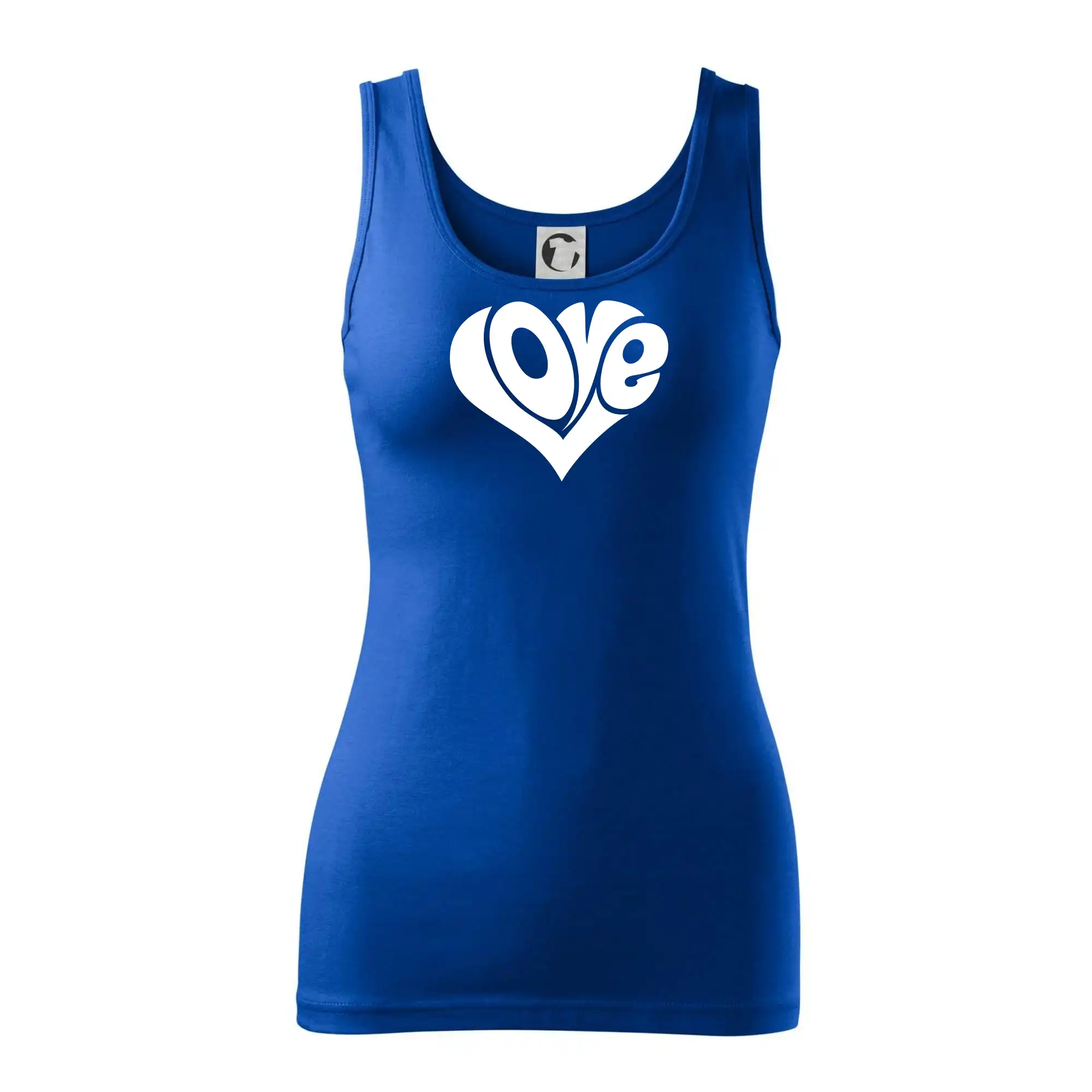 Tričká pre zamilovaných - Love nápis jednoduchý - Dámske tielko