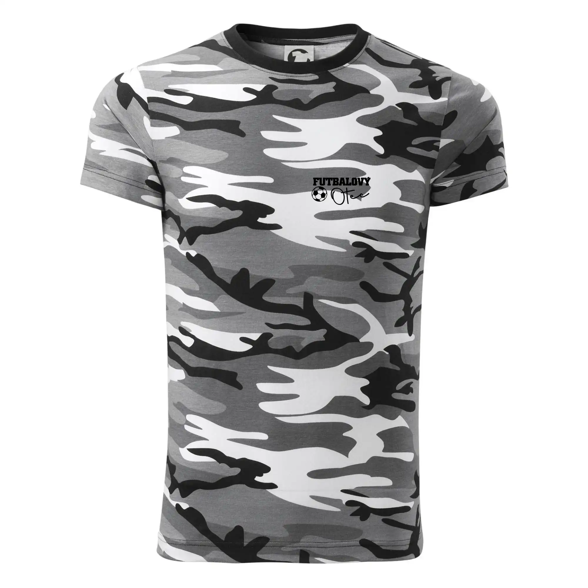 Najlepší darček pre otecka ku dňu otcov - Futbalový otec  - Jeden syn (vaše meno a číslo) - Army CAMOUFLAGE